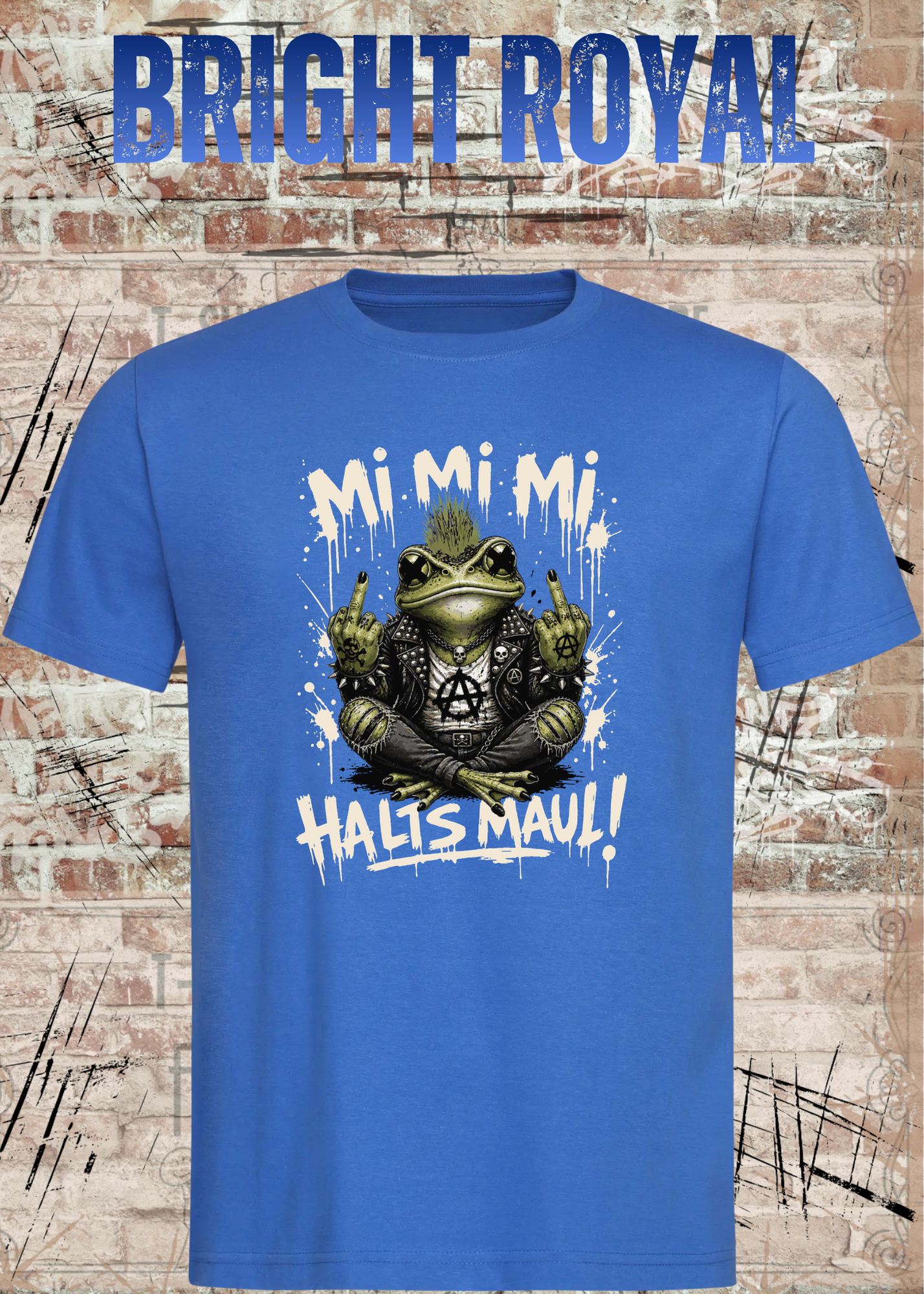 Motz-Frosch Fridolin T-Shirt – Mi Mi Mi Halt’s Maul Punk Shirt