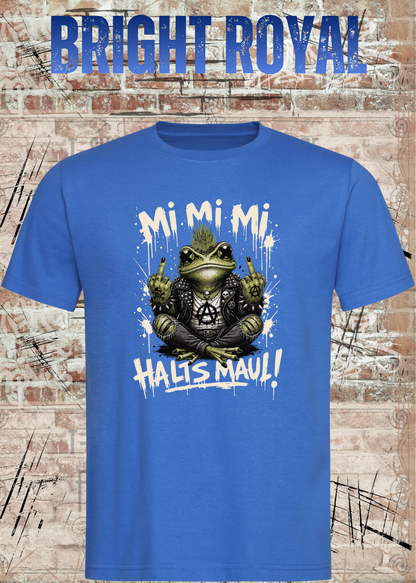 Motz-Frosch Fridolin T-Shirt – Mi Mi Mi Halt’s Maul Punk Shirt
