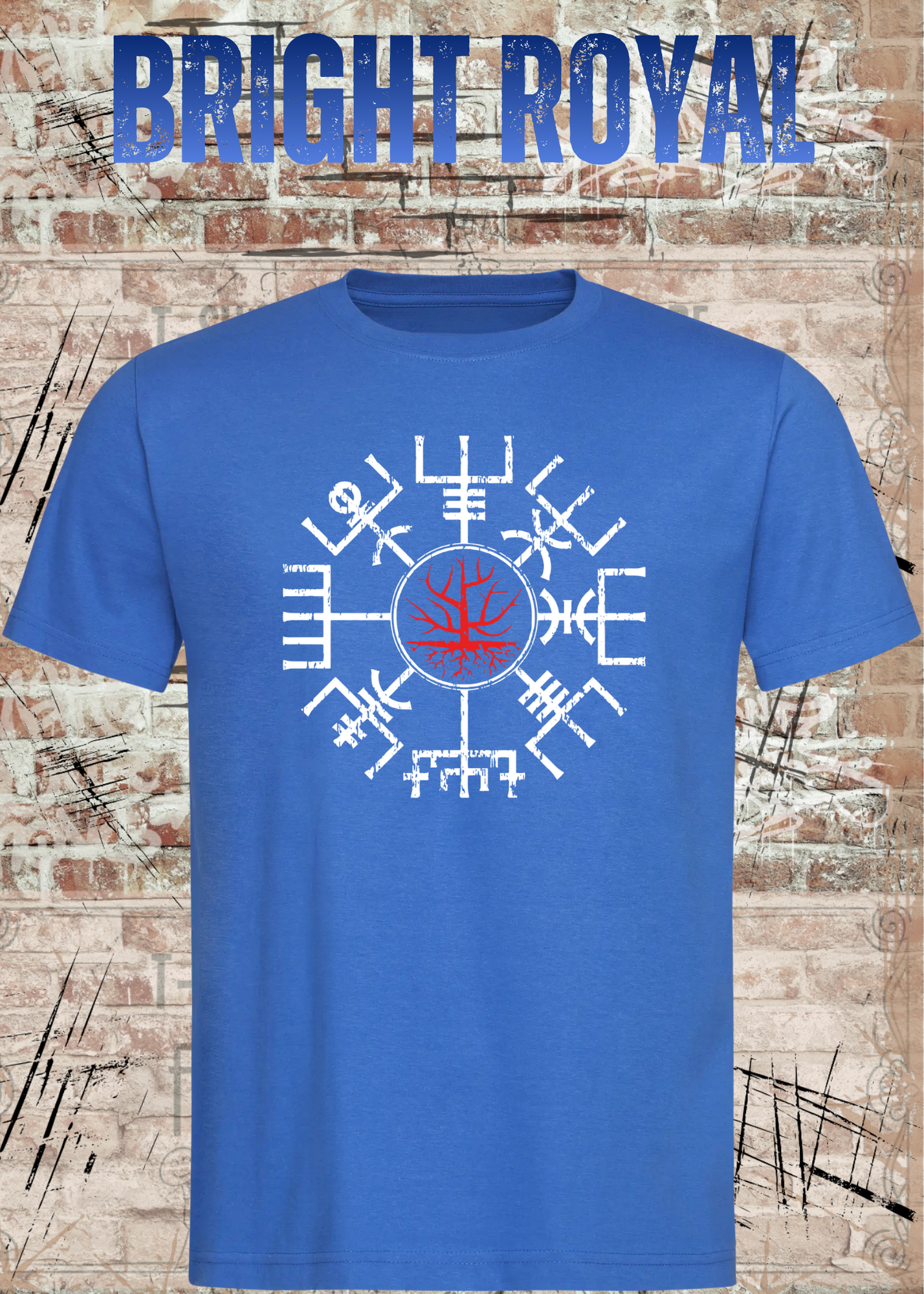 Vegvisir Baum des Lebens Wikinger T-Shirt | Nordische Runen | Unisex Shirt