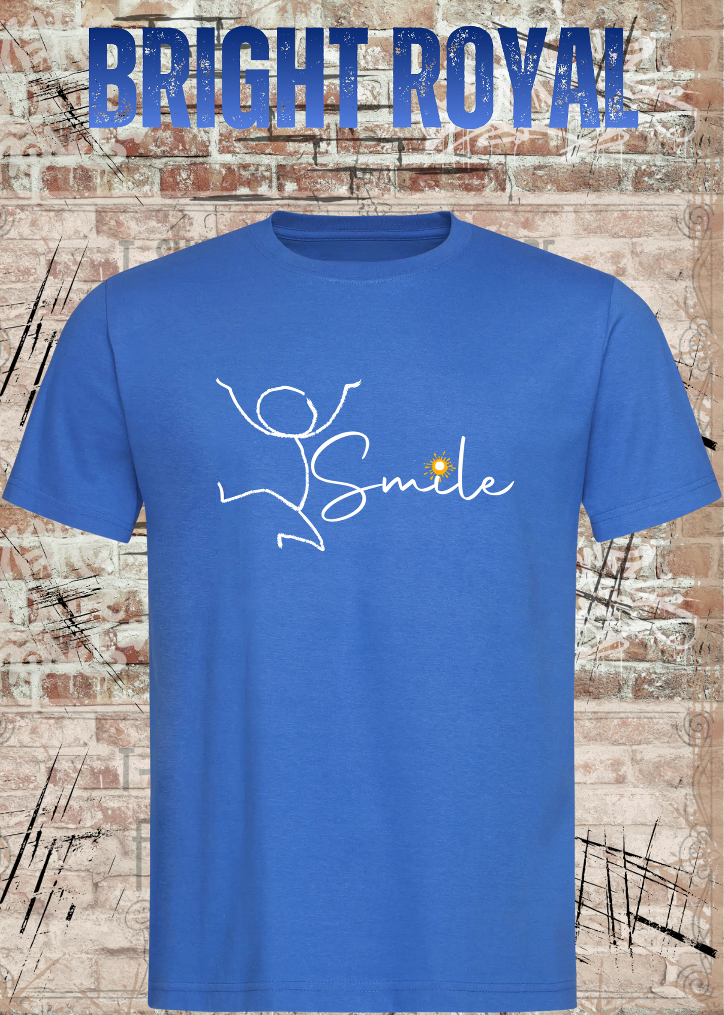 Smile Shirt – Minimalistisches Unisex T-Shirt mit Positive Vibes Design