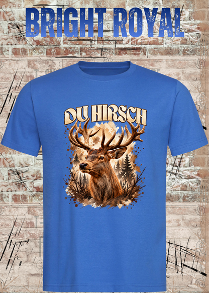 Du Hirsch T-Shirt – Lustiges Hirsch Shirt | Unisex Natur & Jäger Geschenk