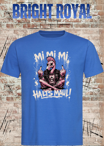 Motz-Flamingo Fred T-Shirt – Mi Mi Mi Halt’s Maul Punk Shirt