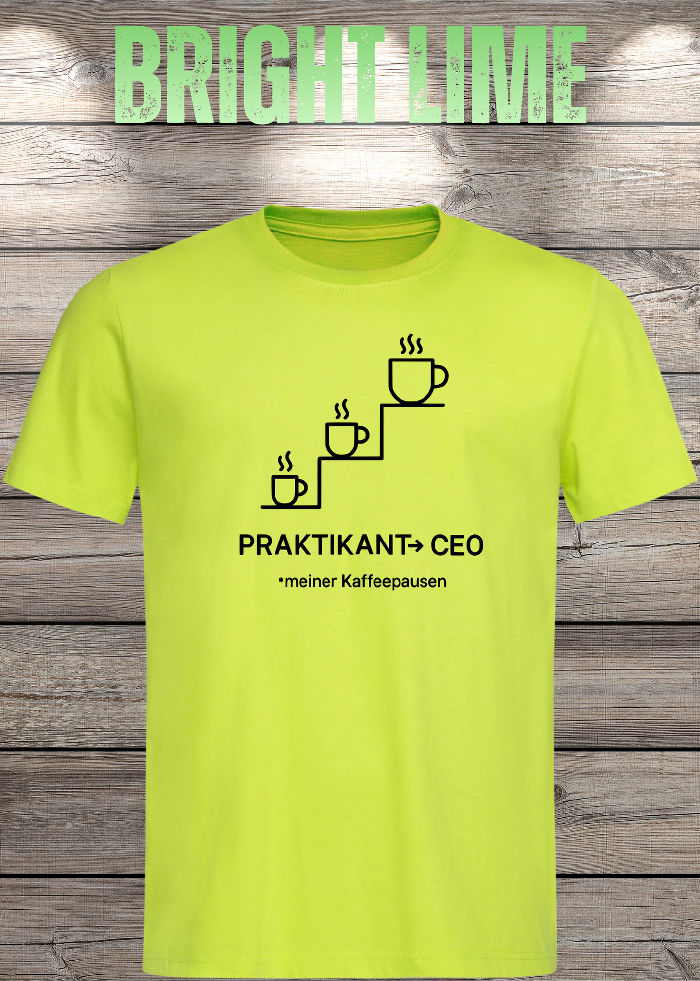 Unisex T-Shirt: Praktikant CEO meiner Kaffeepausen