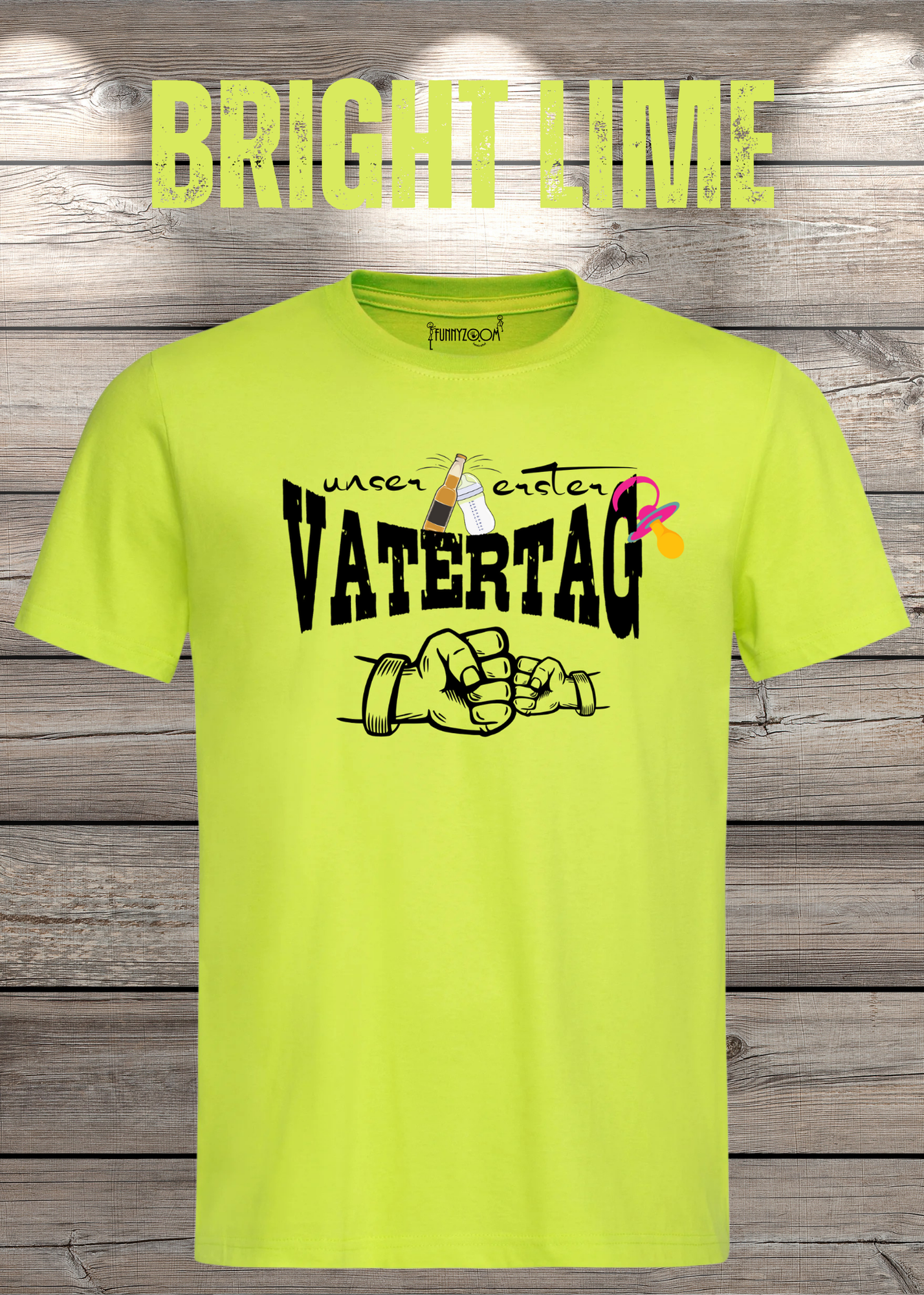 Herren T-Shirt für Papas mit Mädels Unser erster Vatertag Partnerschirt Vater Tochter T-Shirt Geschenkidee Witziges Papa T-Shirt