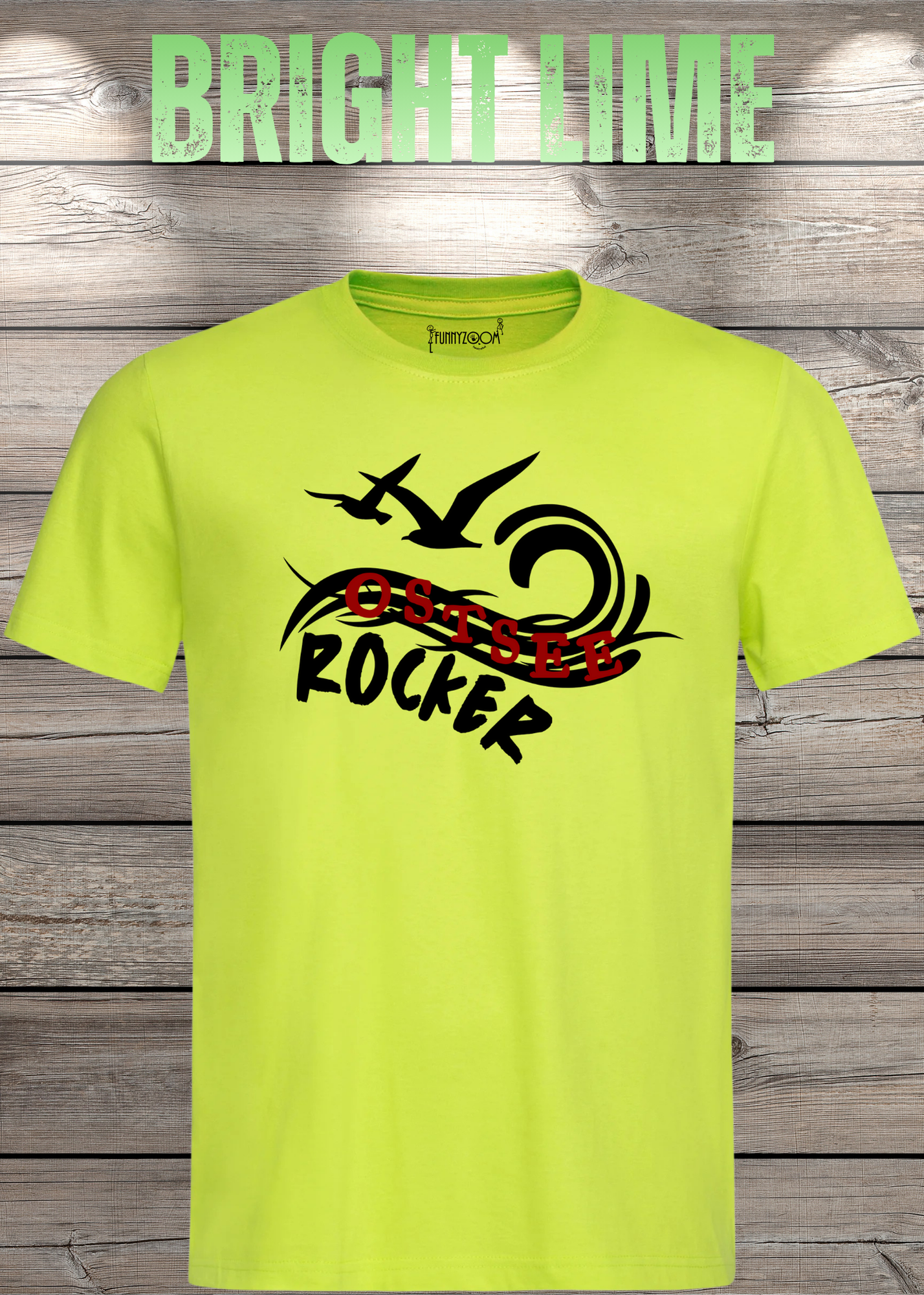 T-Shirt 'Ostsee Rocker' - Norddeutschland Geschenk Unisex Küsten-Style