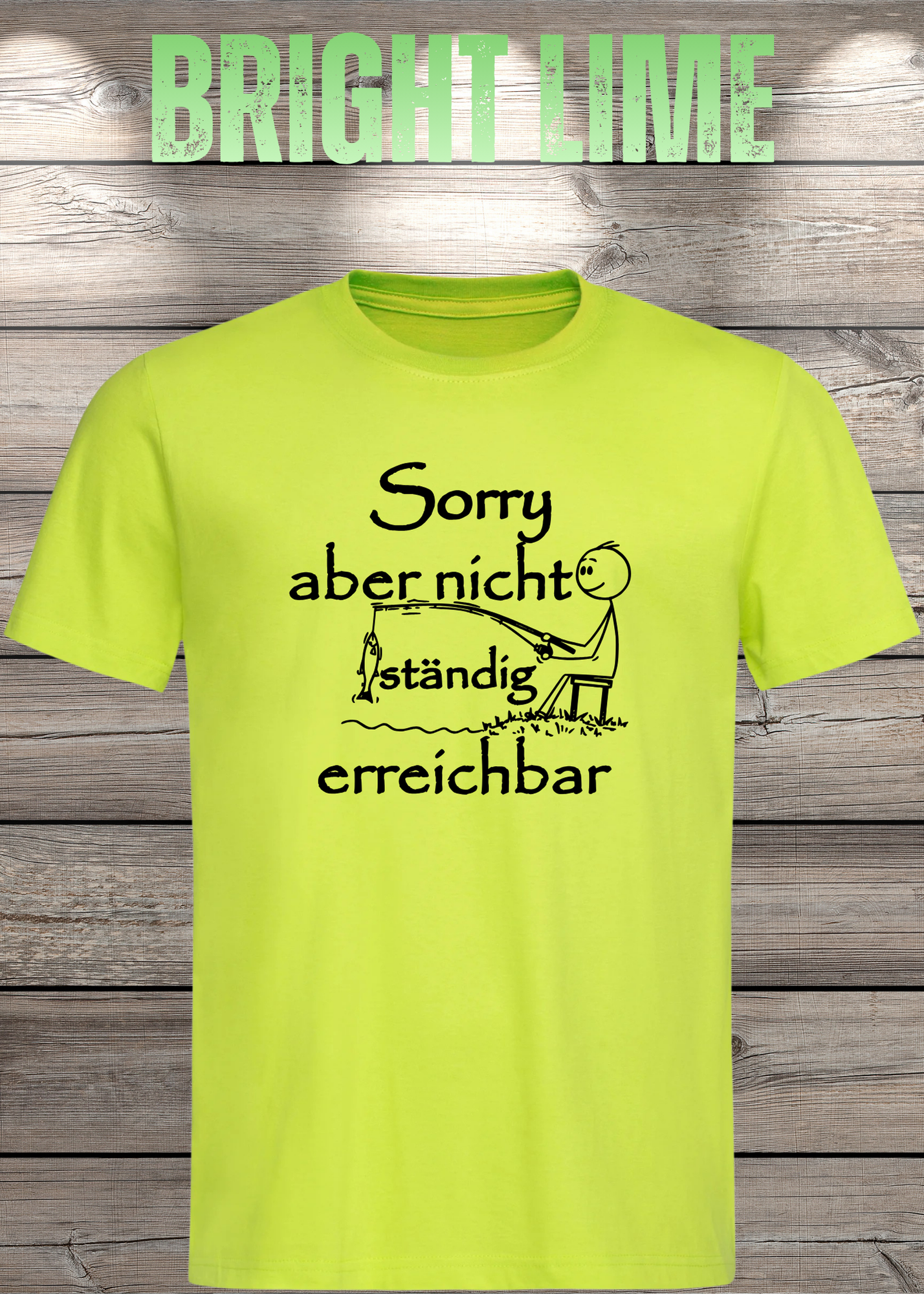 T-Shirt 'Sorry aber nicht ständig erreichbar' - Witziges Spruch-Shirt für Grenzensetzer