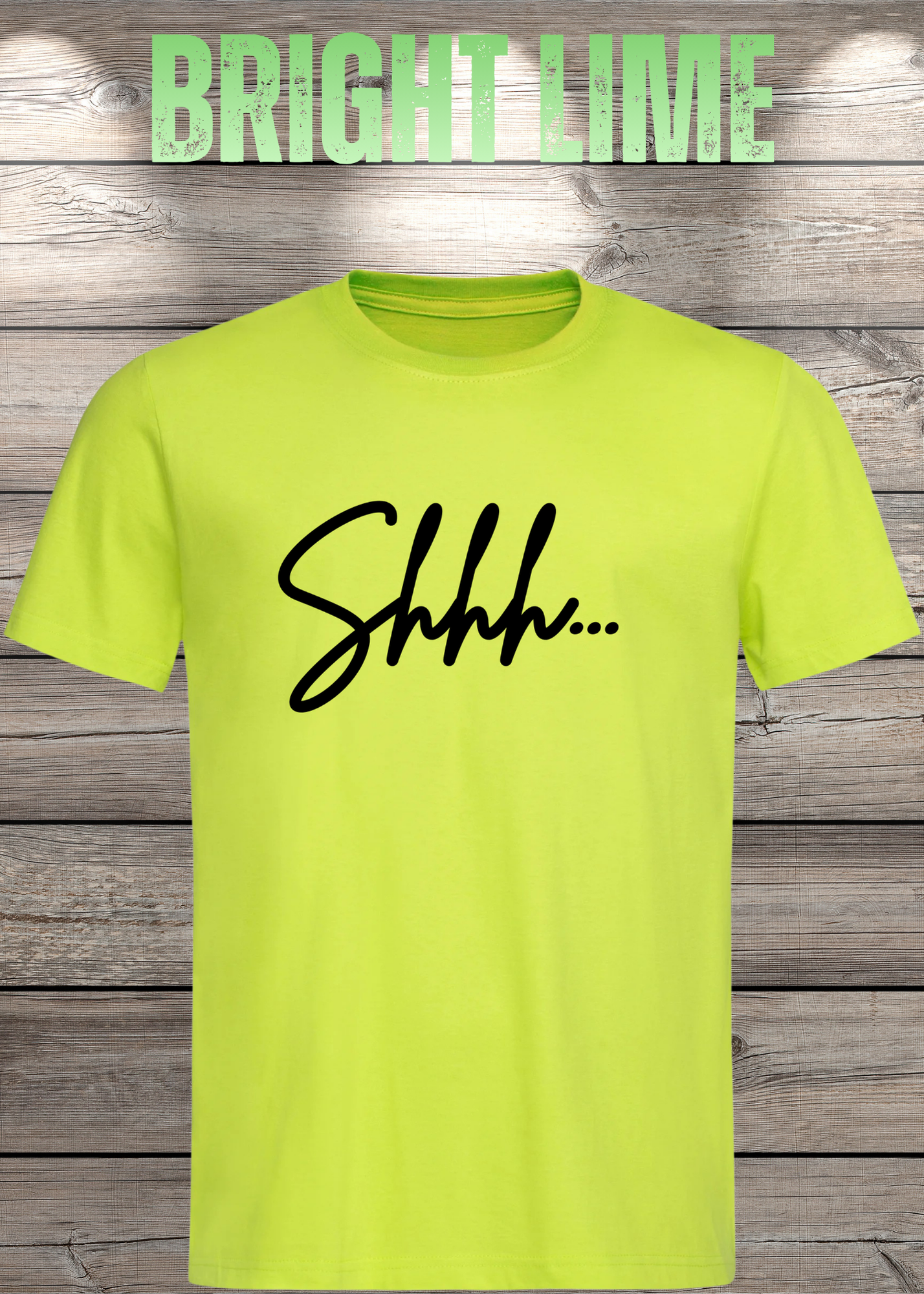 T-Shirt Shhh... - Geschenkidee T-Shirt - T-Shirt mit Spruch - Witziges T-Shirt - T-Shirt Freizeit - Lustiges T-Shirt Unisex