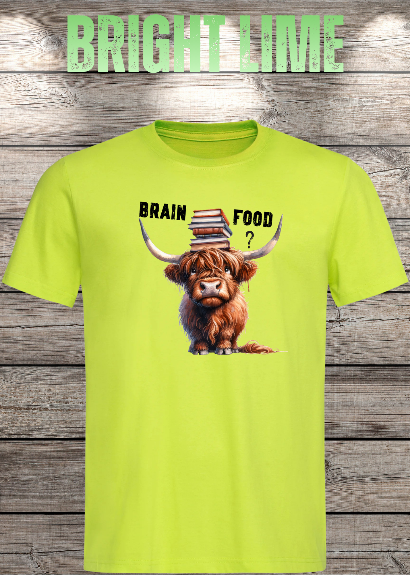 Highland Kuh Unisex T-Shirt Brain food?