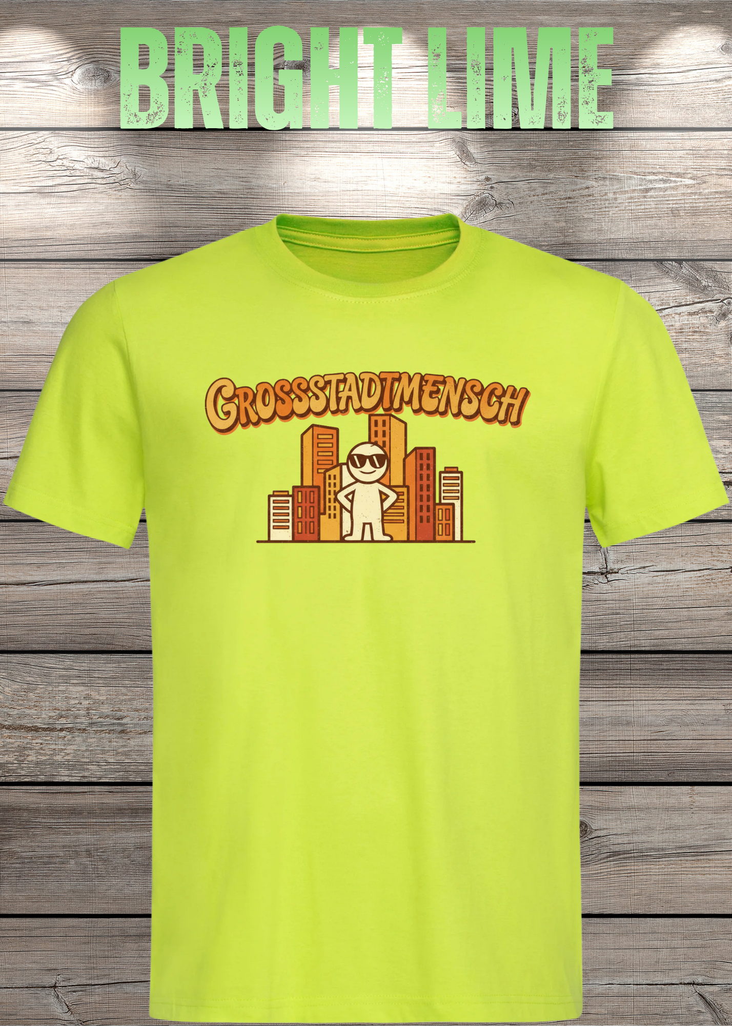 T-Shirt 'Großstadtmensch' - Witziges City-Shirt für Stadtliebhaber