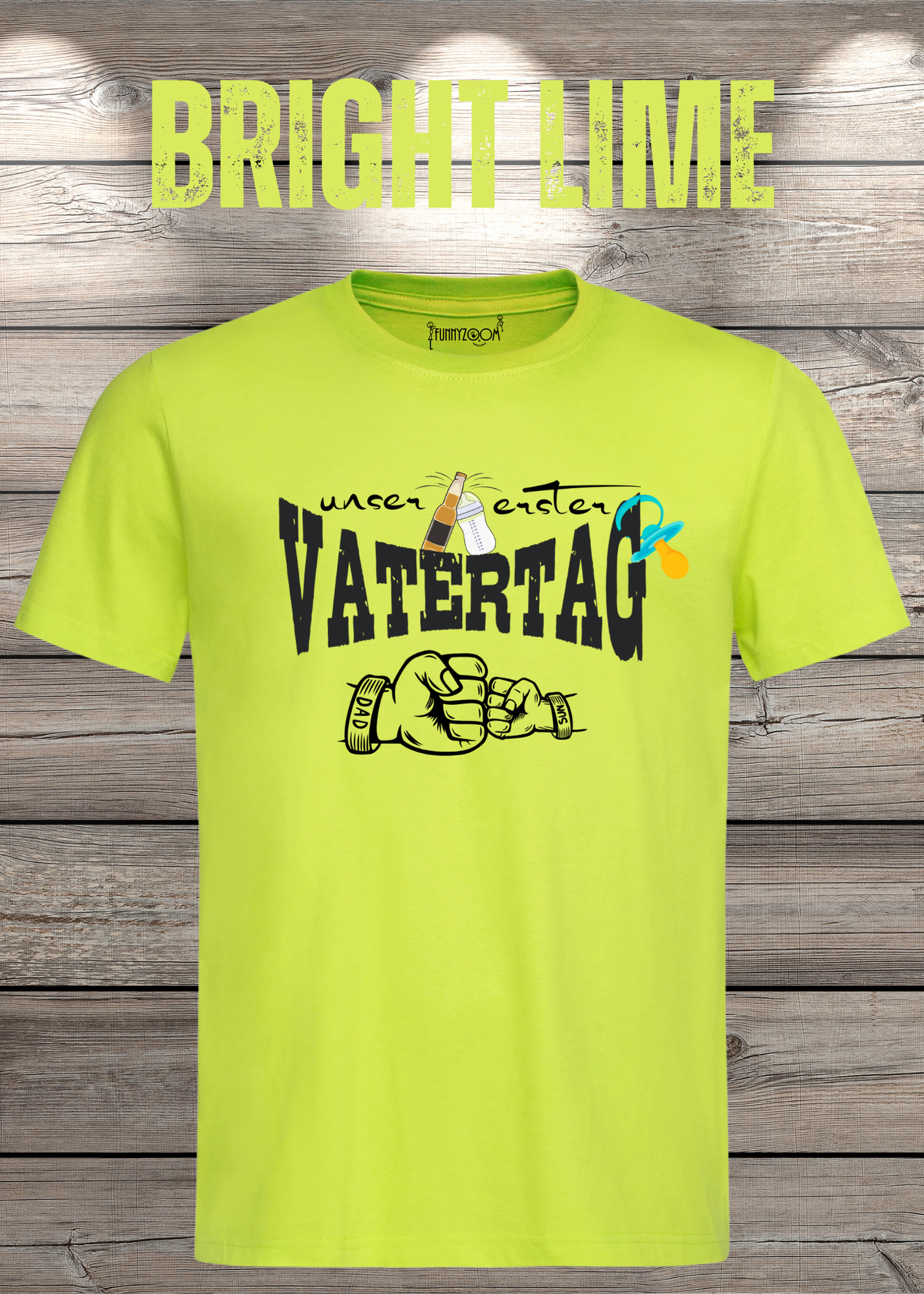 Herren T-Shirt für Papas mit Jungs Unser erster Vatertag Partnerschirt Vater Sohn T-Shirt Geschenkidee Witziges Papa T-Shirt