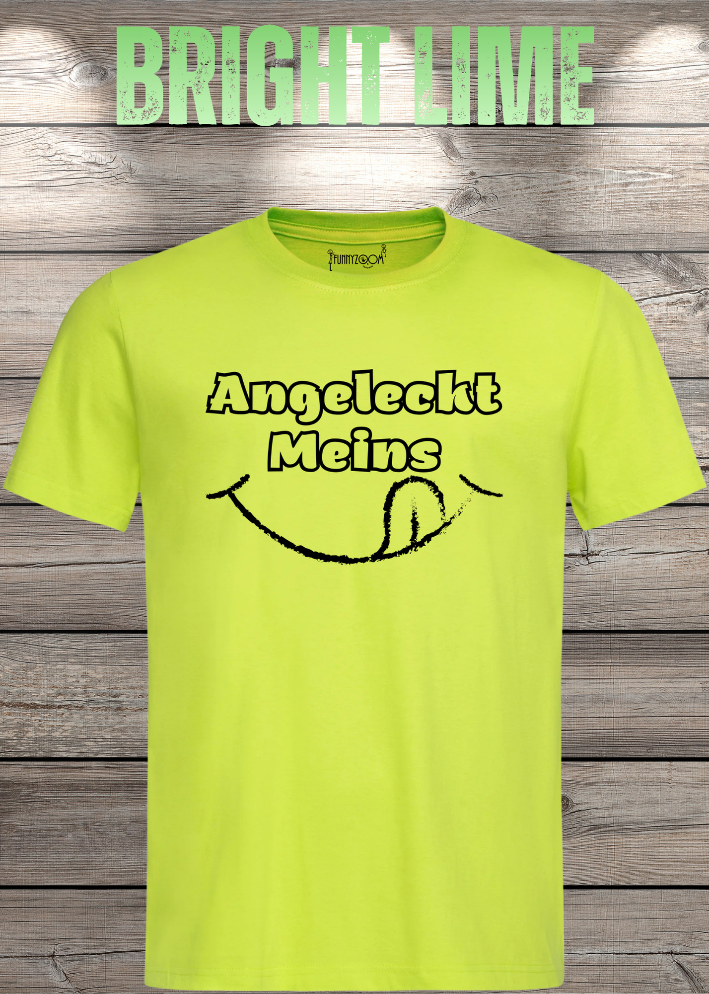 T-Shirt Angeleckt Meins - Lustige Sprüche Geschenkidee - Geburtstag Freizeit Unisex viele Farben