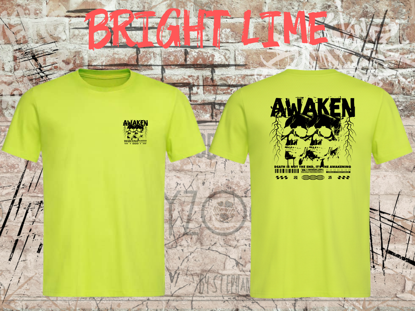 Awaken the Death - Gothic Skull T-Shirt mit Totenkopf