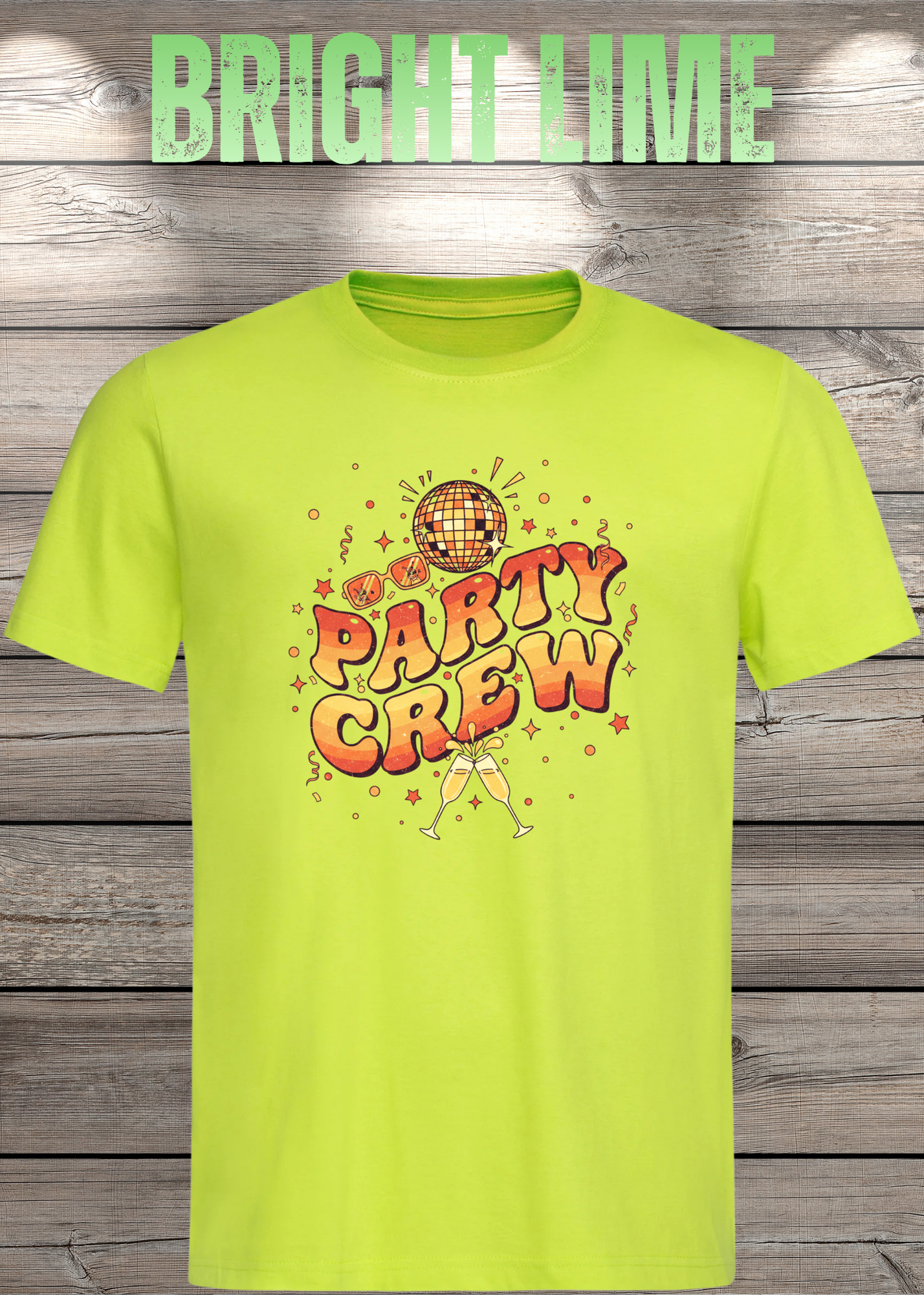T-Shirt 'Party Crew' - Witziges Party-Shirt für echte Feierlöwen