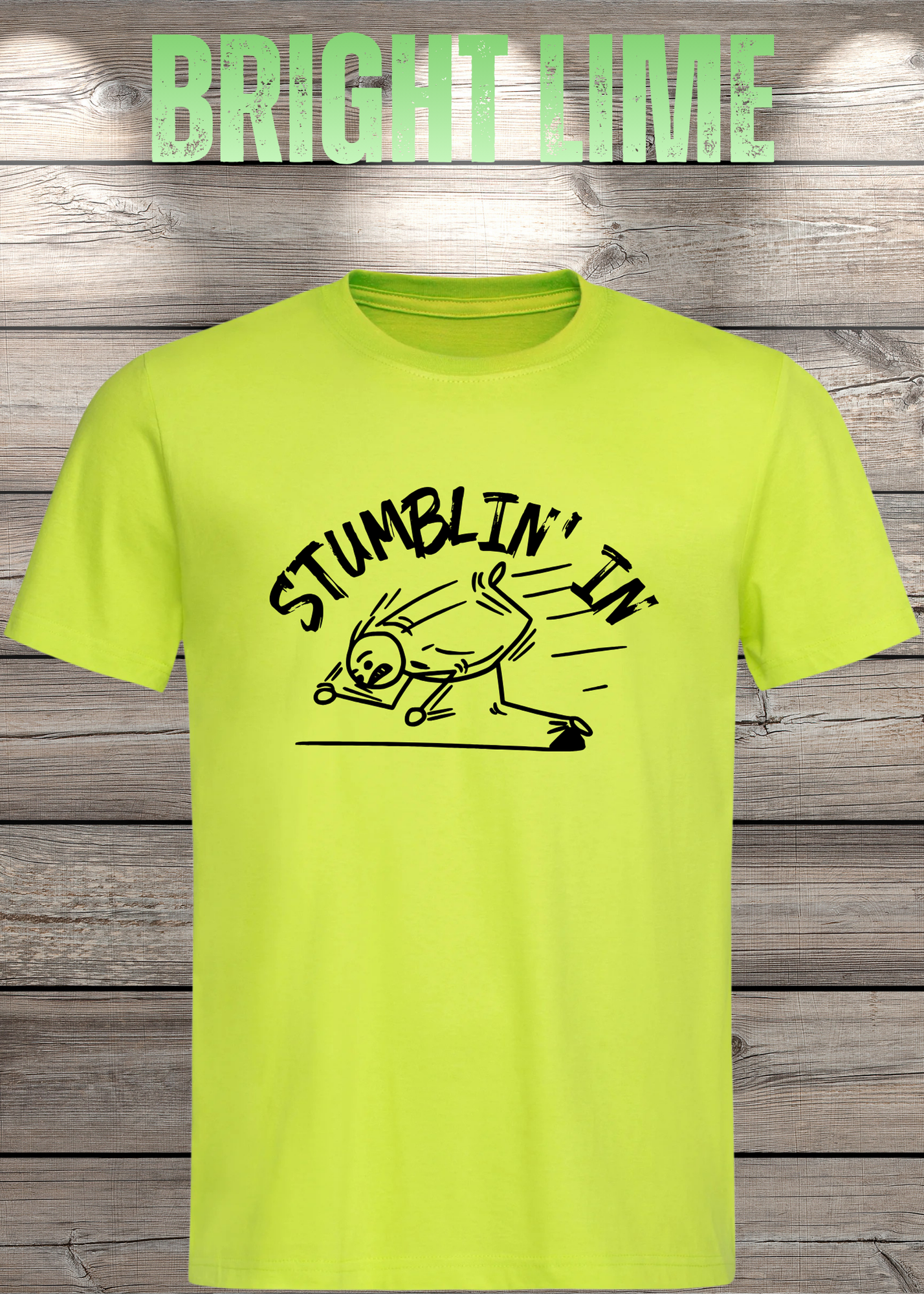 Stumblin' In - Witziges Musik T-Shirt mit Spruch