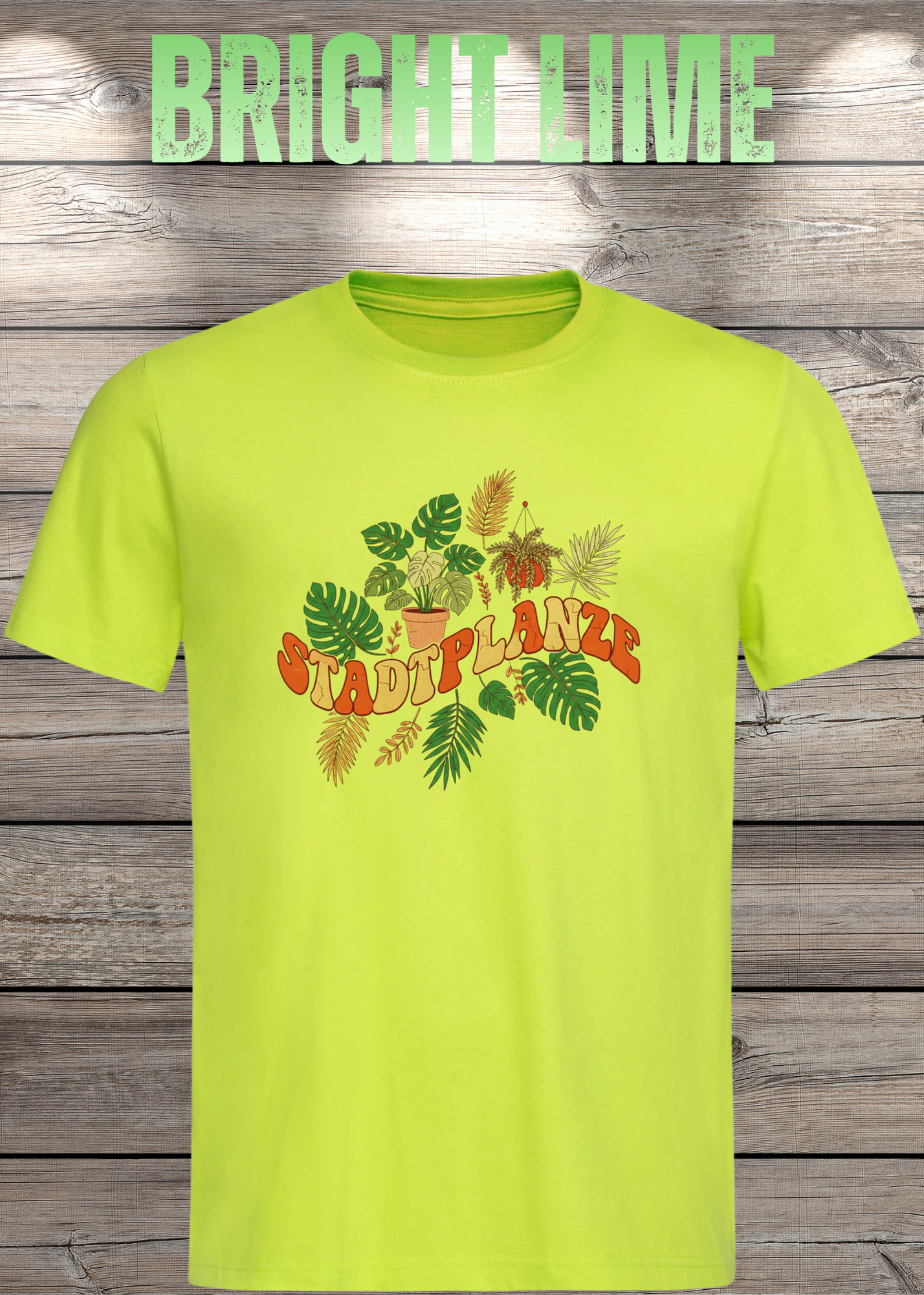 T-Shirt 'Stadtpflanze' - Witziges Spruch-Shirt für Urban-Naturliebhaber