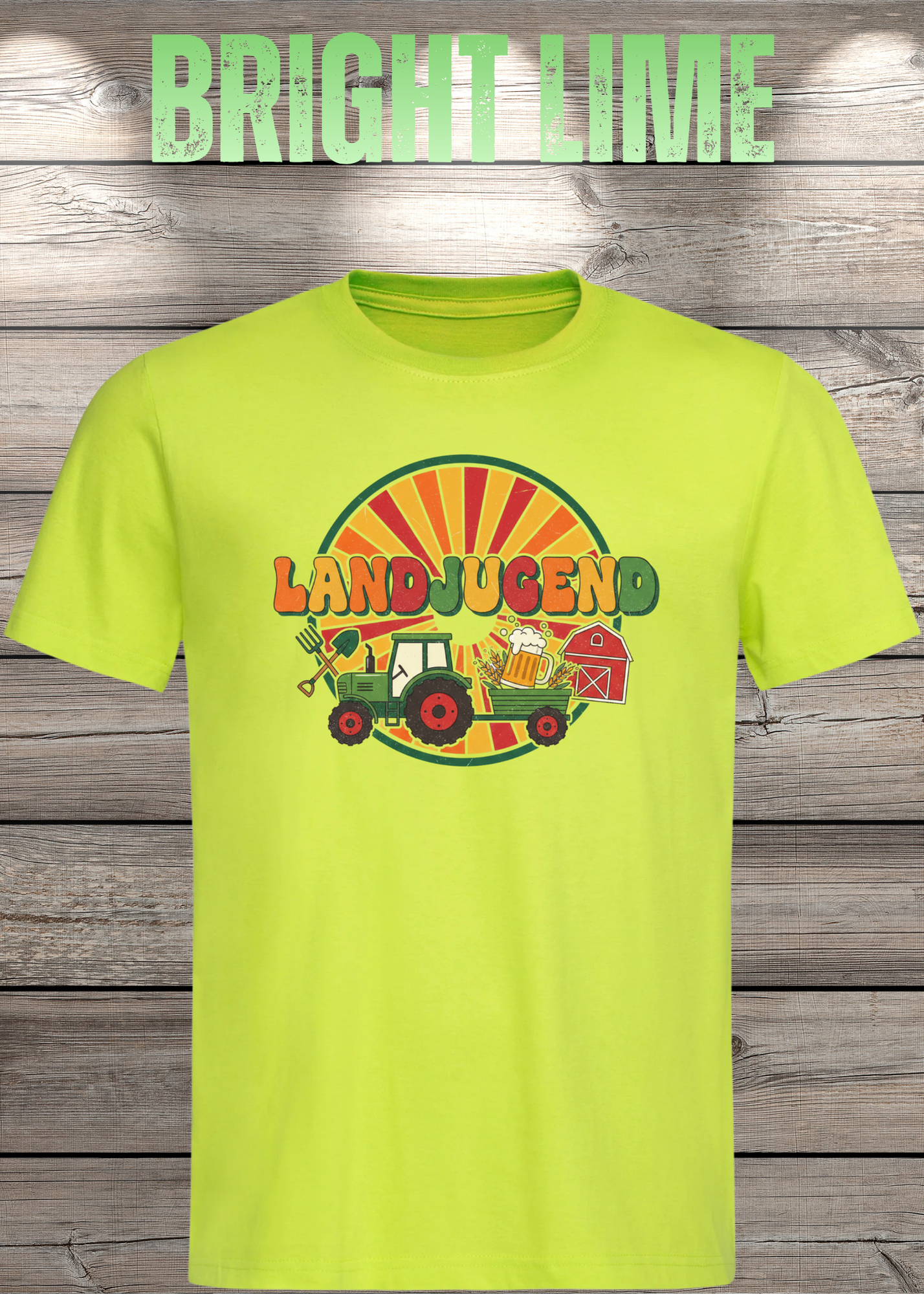 T-Shirt 'Landjugend' - Witziges Statement-Shirt für Landliebhaber