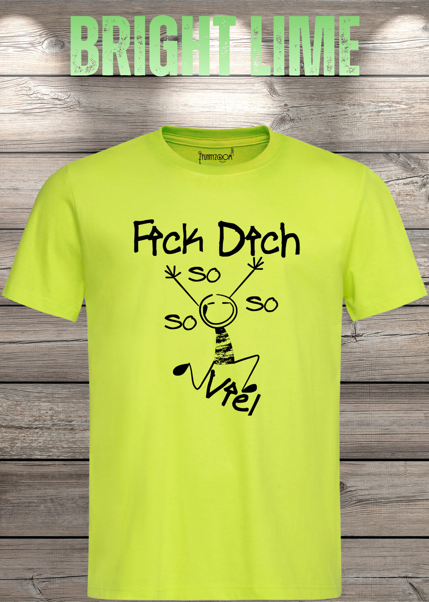 T-Shirt 'Fick Dich So So So So viel' - Lustiges Statement Geschenk Unisex