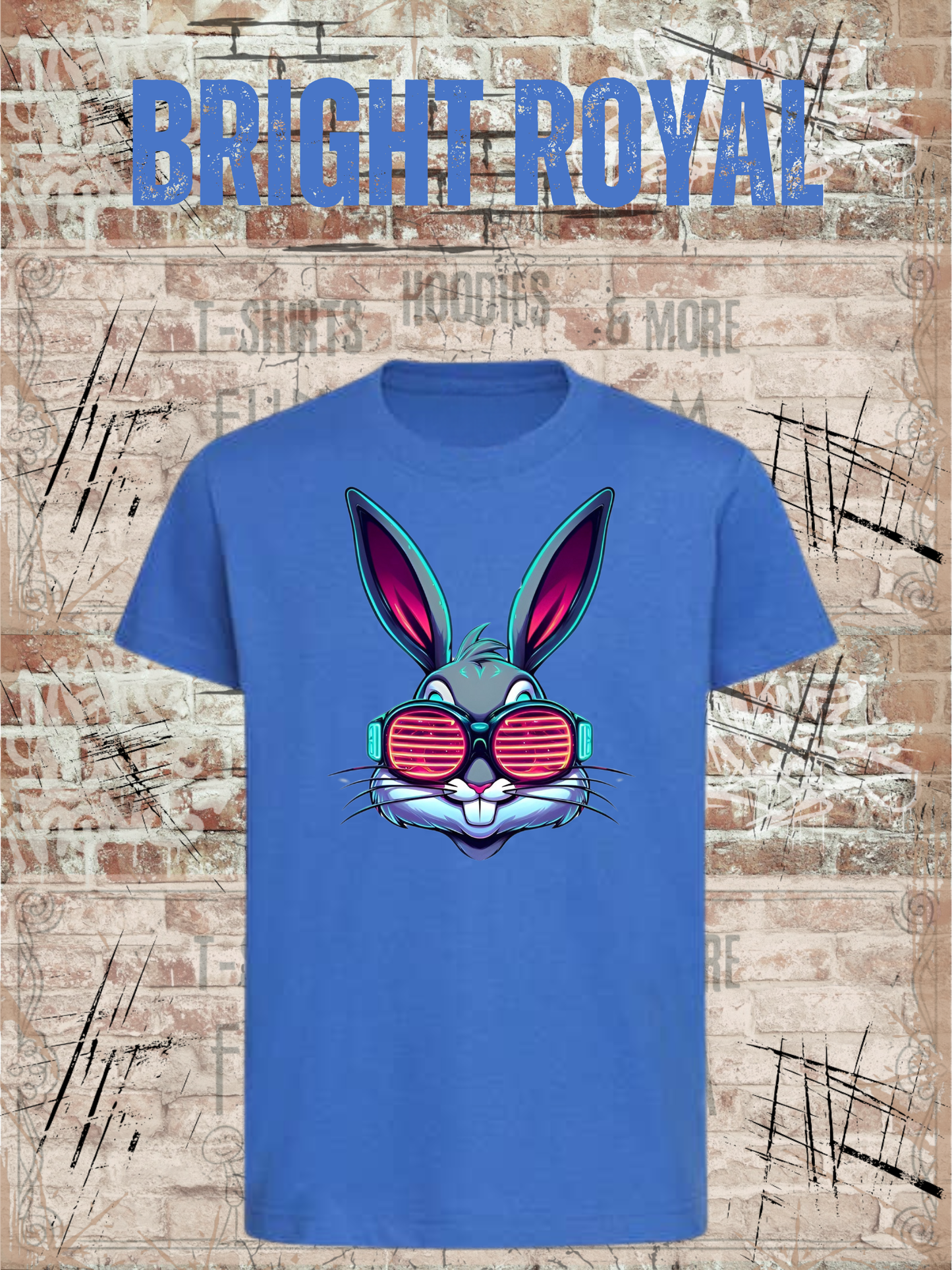 Cooles Bunny Kinder T-Shirt Witziges Kids T-Shirt Geschenkidee