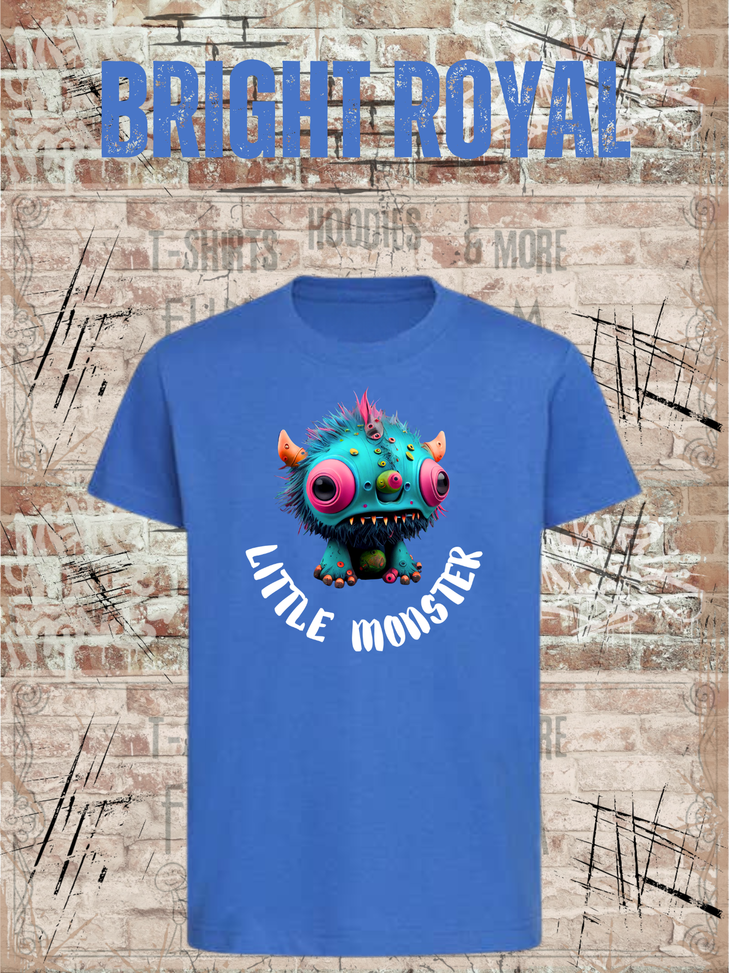 Kinder T-Shirt Little Monster - Süßes Monster Shirt für Kids