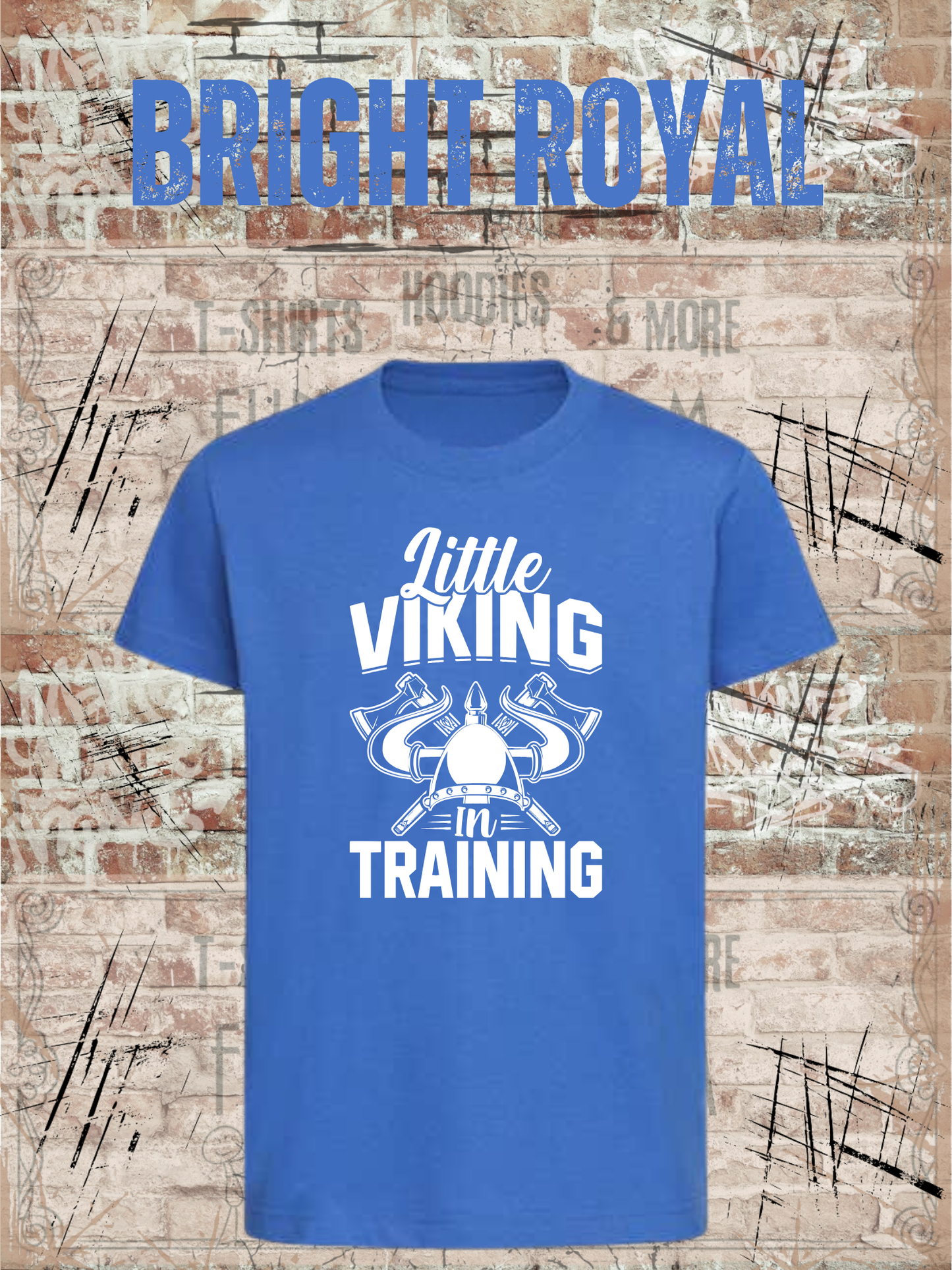 Kinder T-Shirt Little Viking in Training - Wikinger Shirt für Jungen & Mädchen
