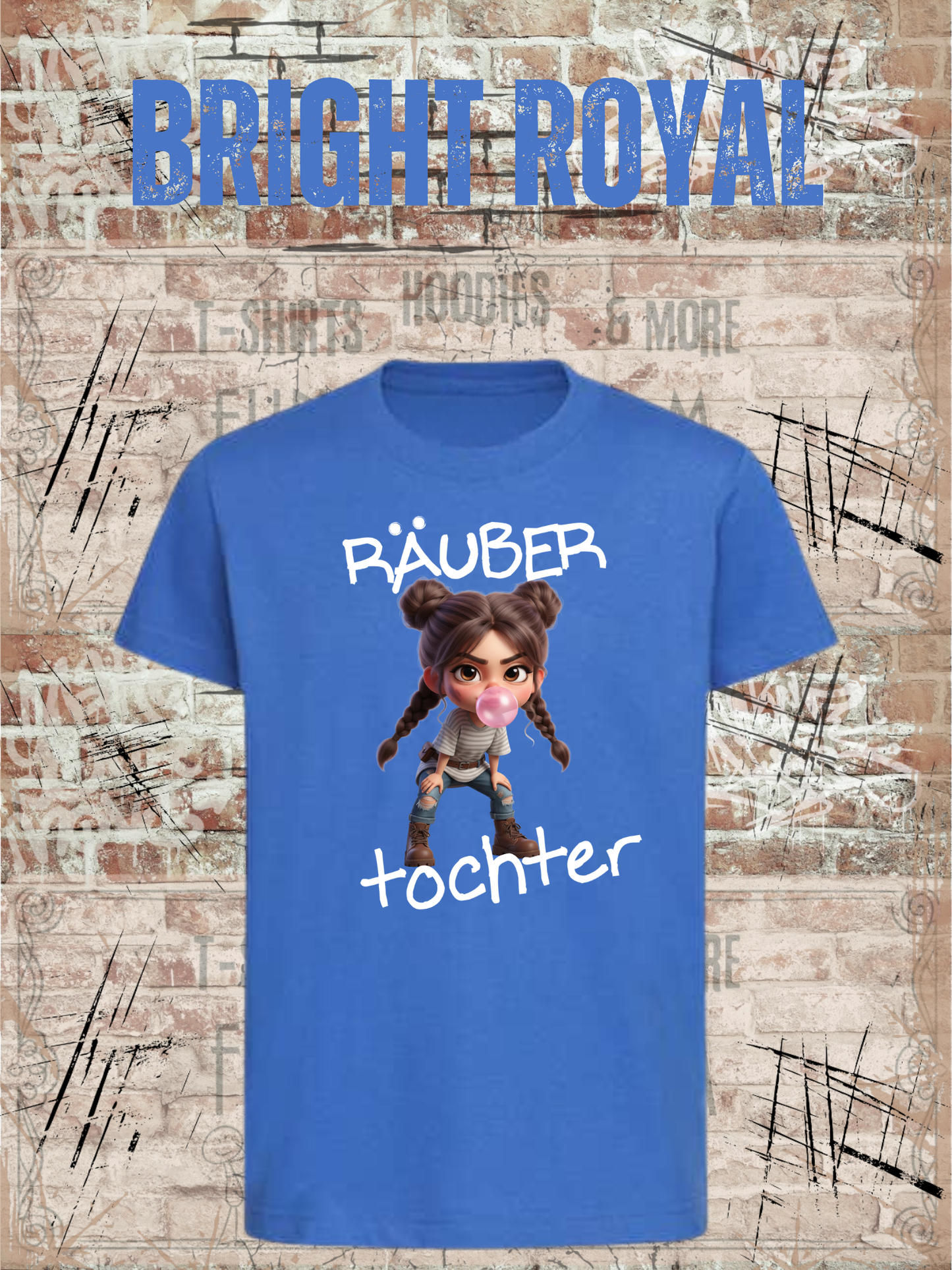 T-Shirt 'Räuber Tochter' - Witziges Geschenk für freche Kids