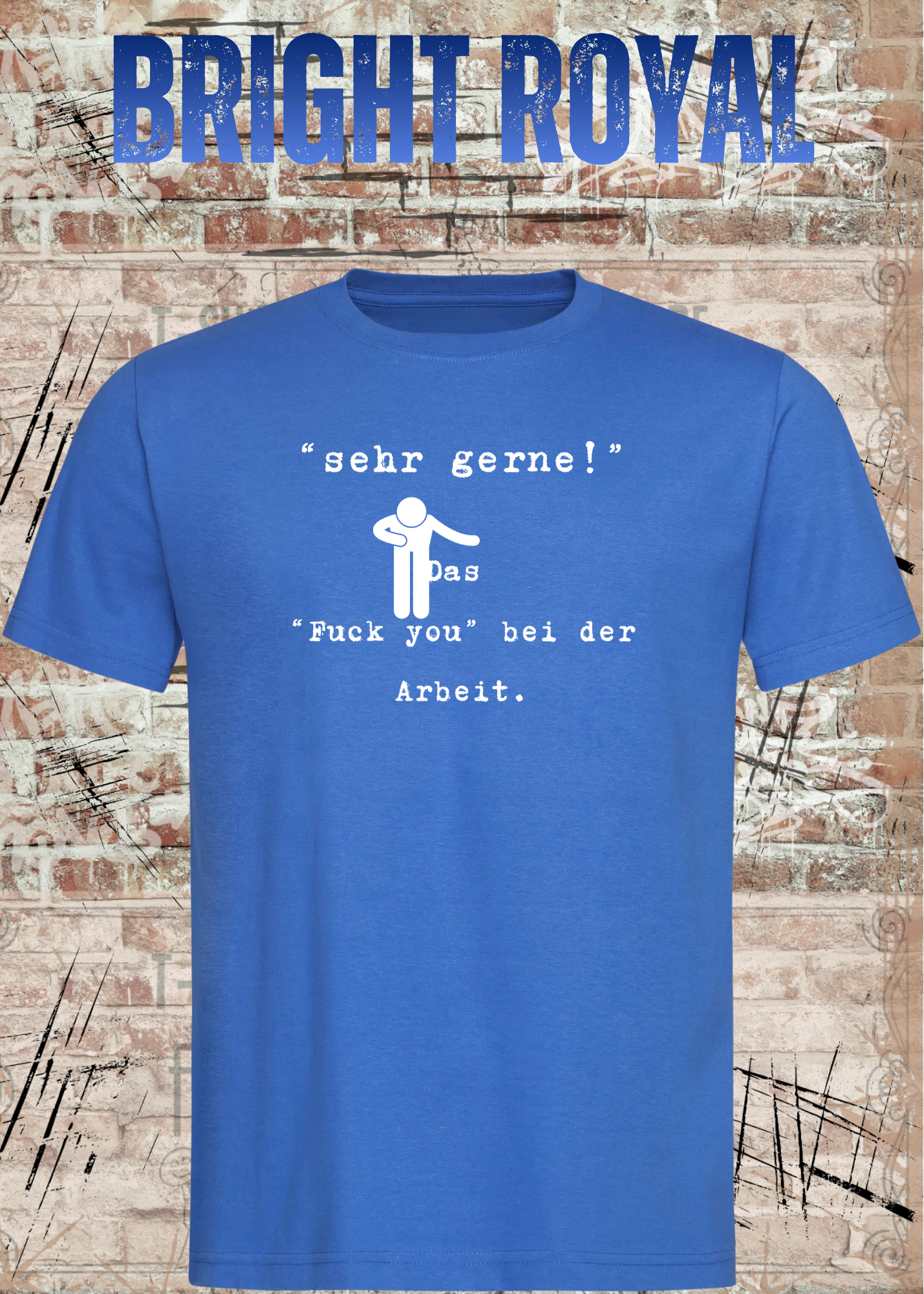 Sehr gerne! Das Fuck you bei der Arbeit! Das höfliche Büro-Statement | Lustiges Arbeit Humor T-Shirt Unisex