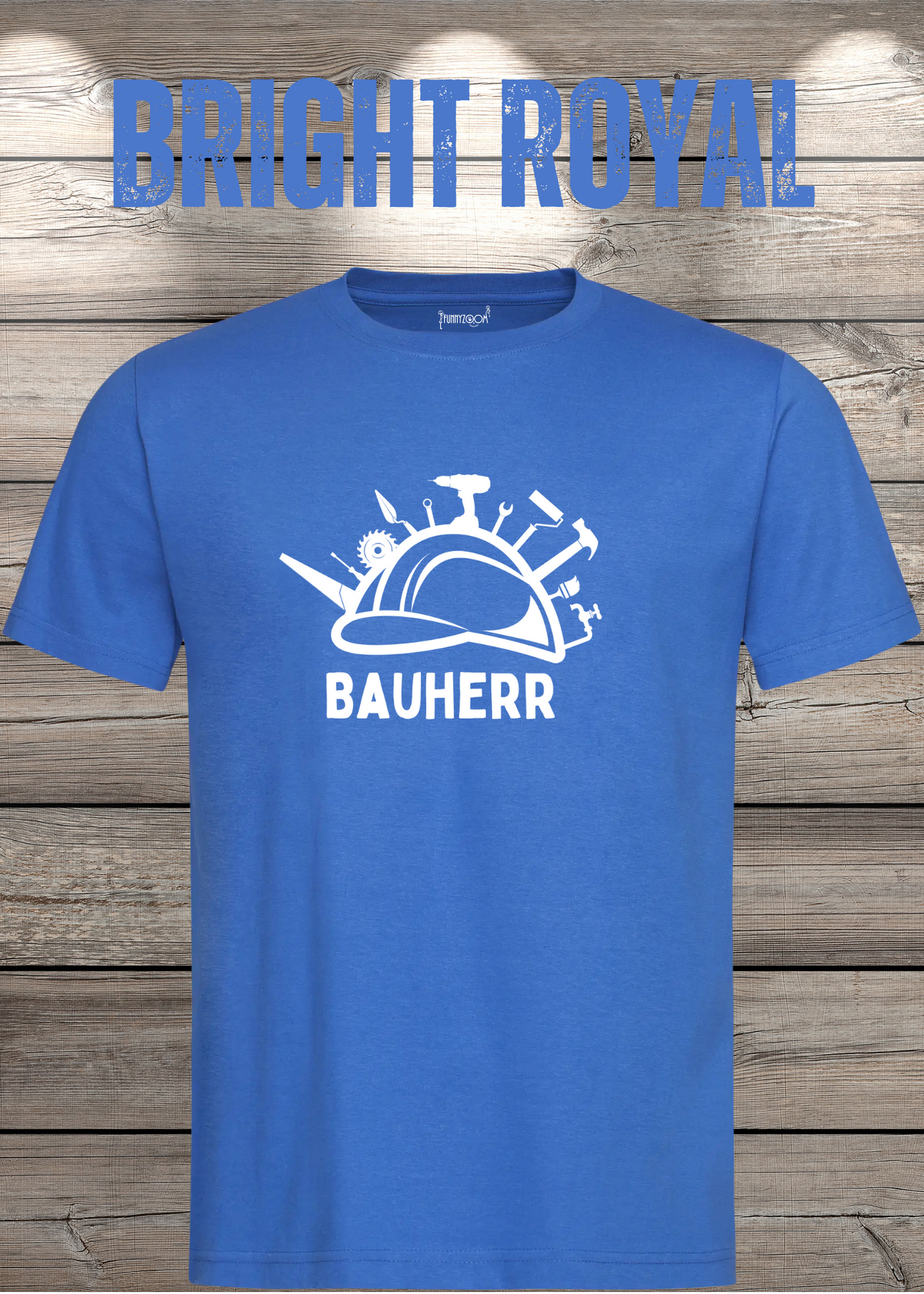 Herren T-Shirt Bauherr Geschenkidee für Hausbesitzer Witziges T-Shirt mit Spruch Lustiges Freizeit T-Shirt Haus bauen