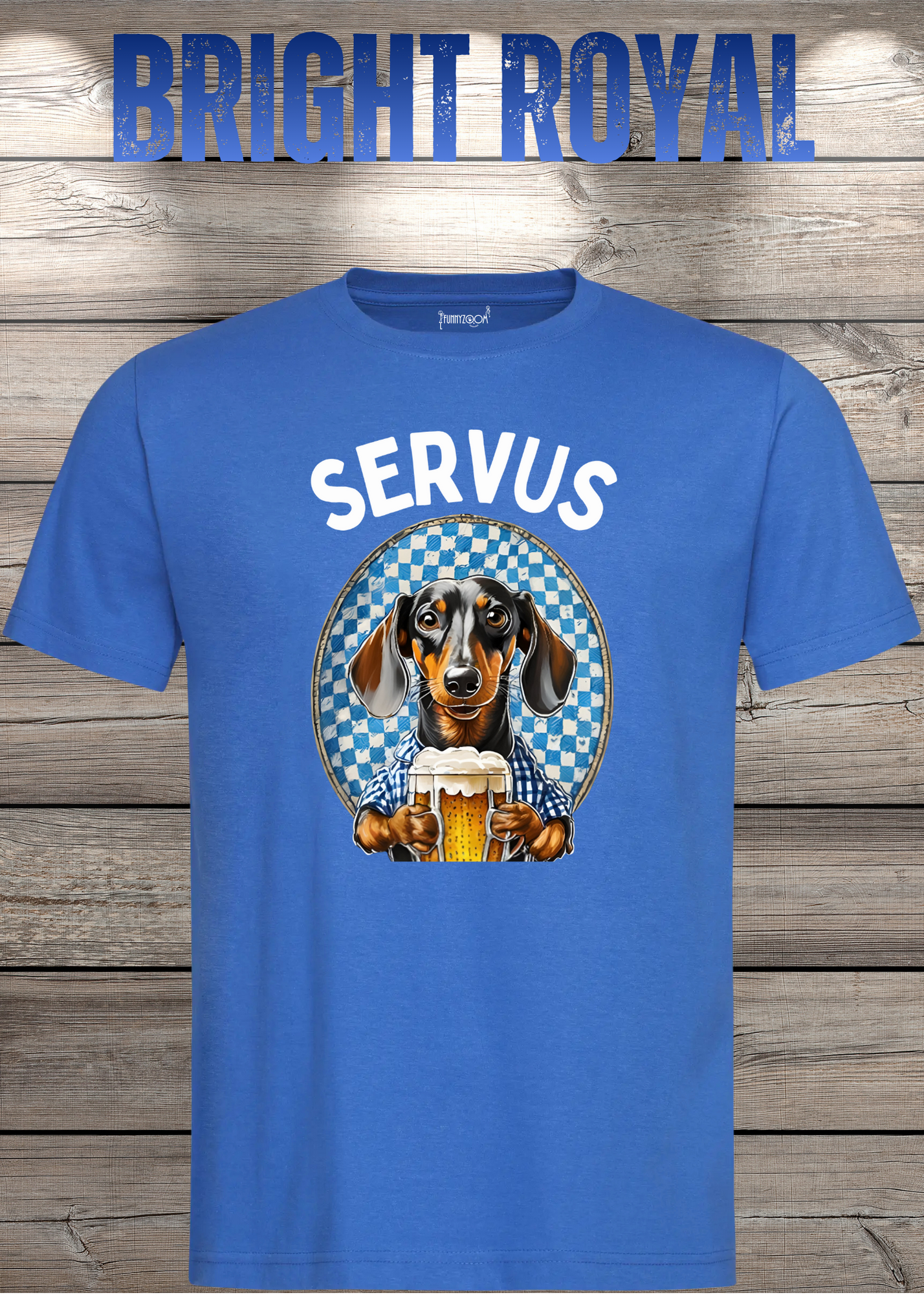 Servus Dackel Bayern Bier T-Shirt - Witzige Geschenkidee Unisex