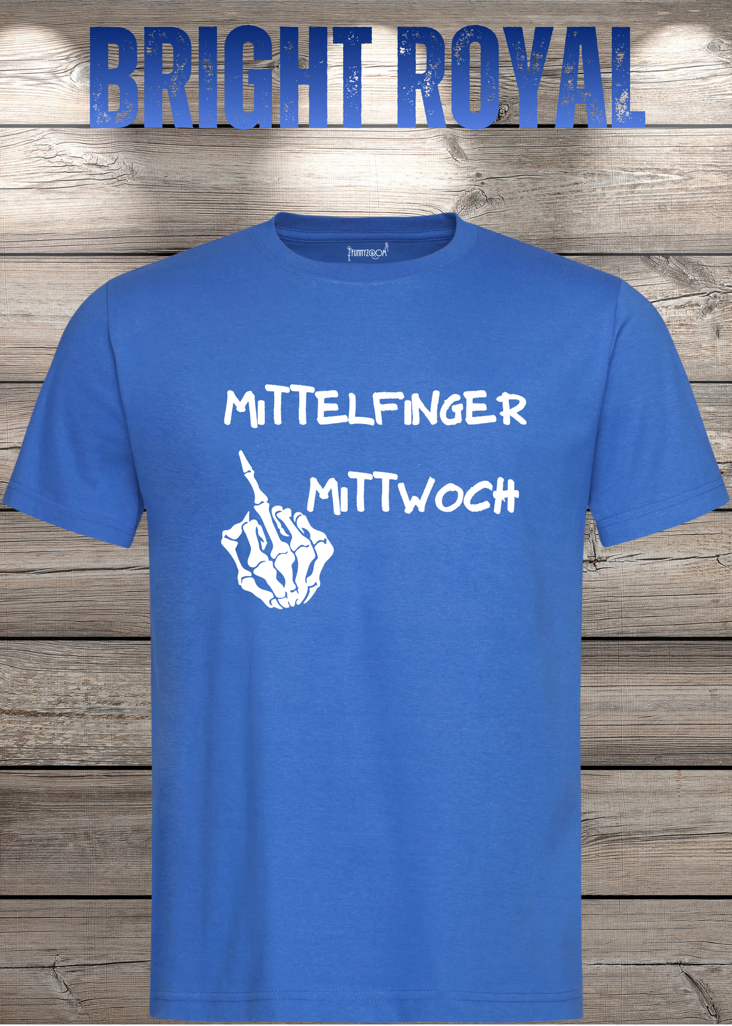 T-Shirt Mittelfinger Mittwoch Lustige Sprüche Geschenkidee Geburtstag Freizeit Unisex viele Farben