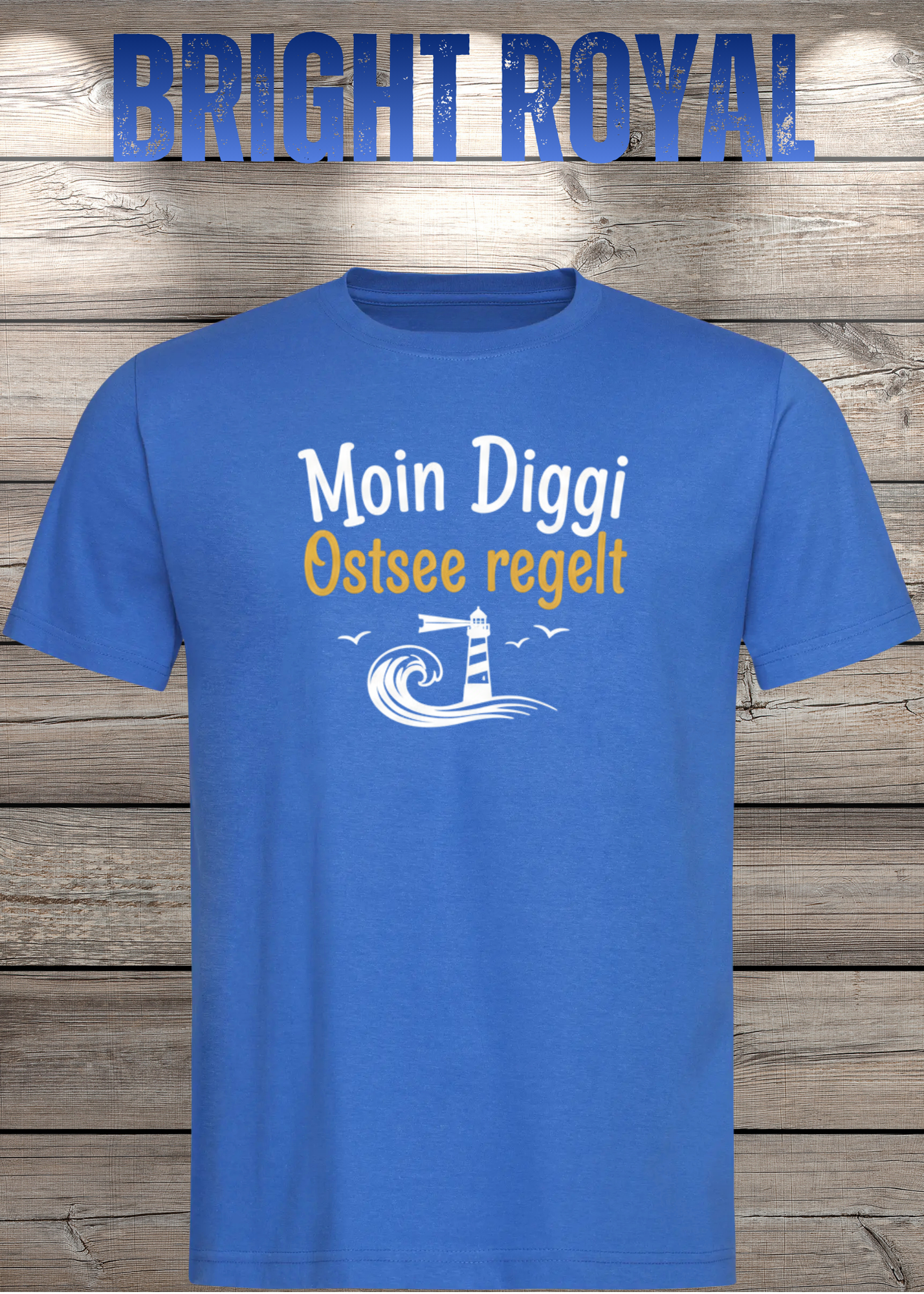 Unisex T-Shirt Moin Diggi Ostsee regelt