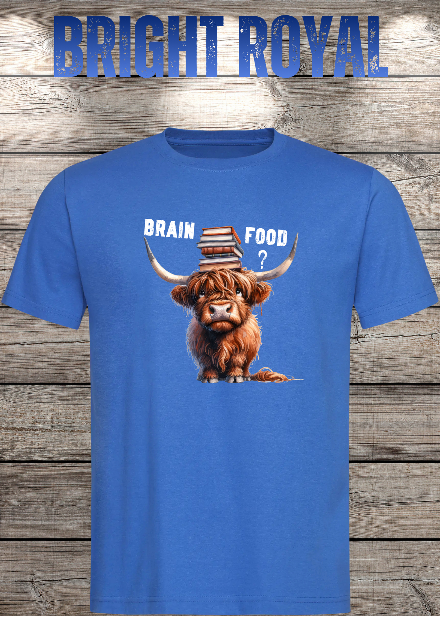 Highland Kuh Unisex T-Shirt Brain food?