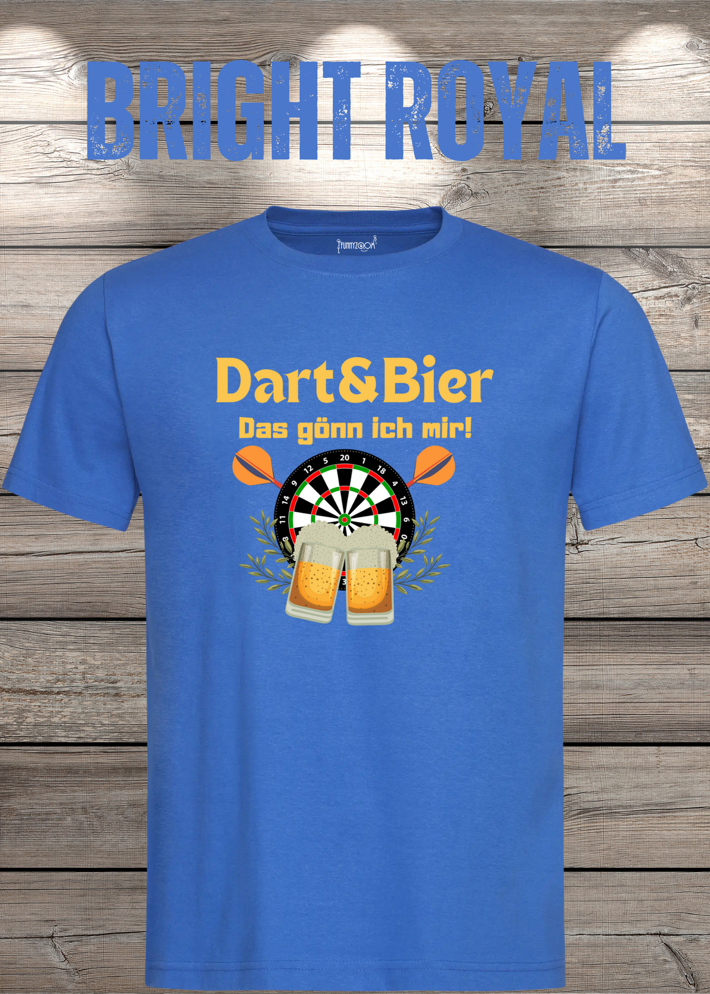 T-Shirt Dart & Bier das Gönn ich mir Witziges T-Shirt mit Spruch Geschenkidee Unisex