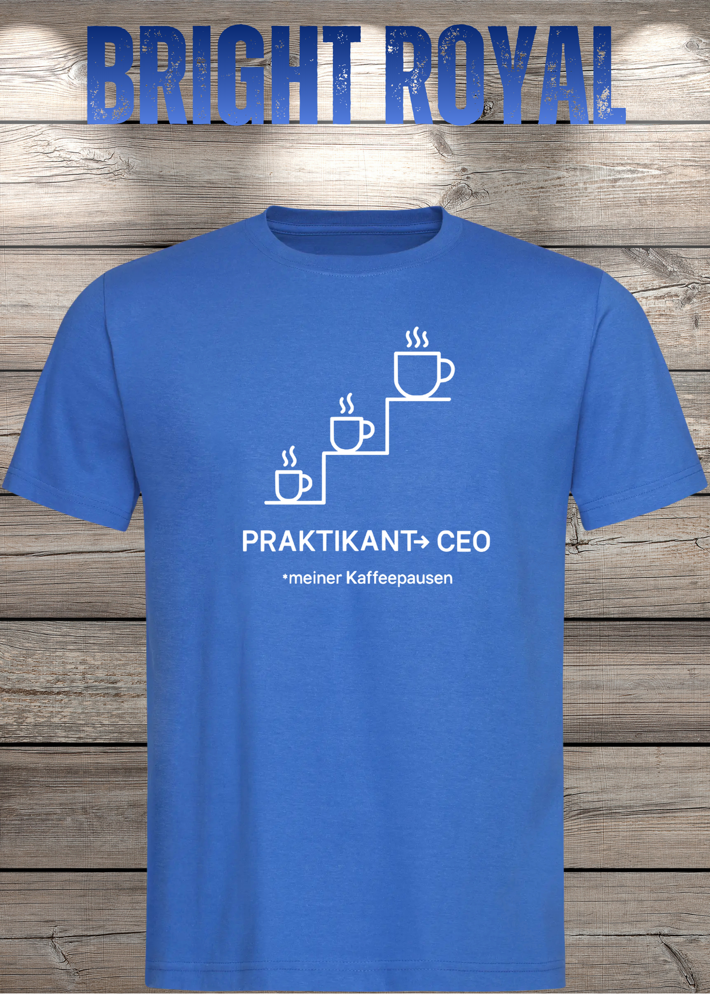 Unisex T-Shirt: Praktikant CEO meiner Kaffeepausen