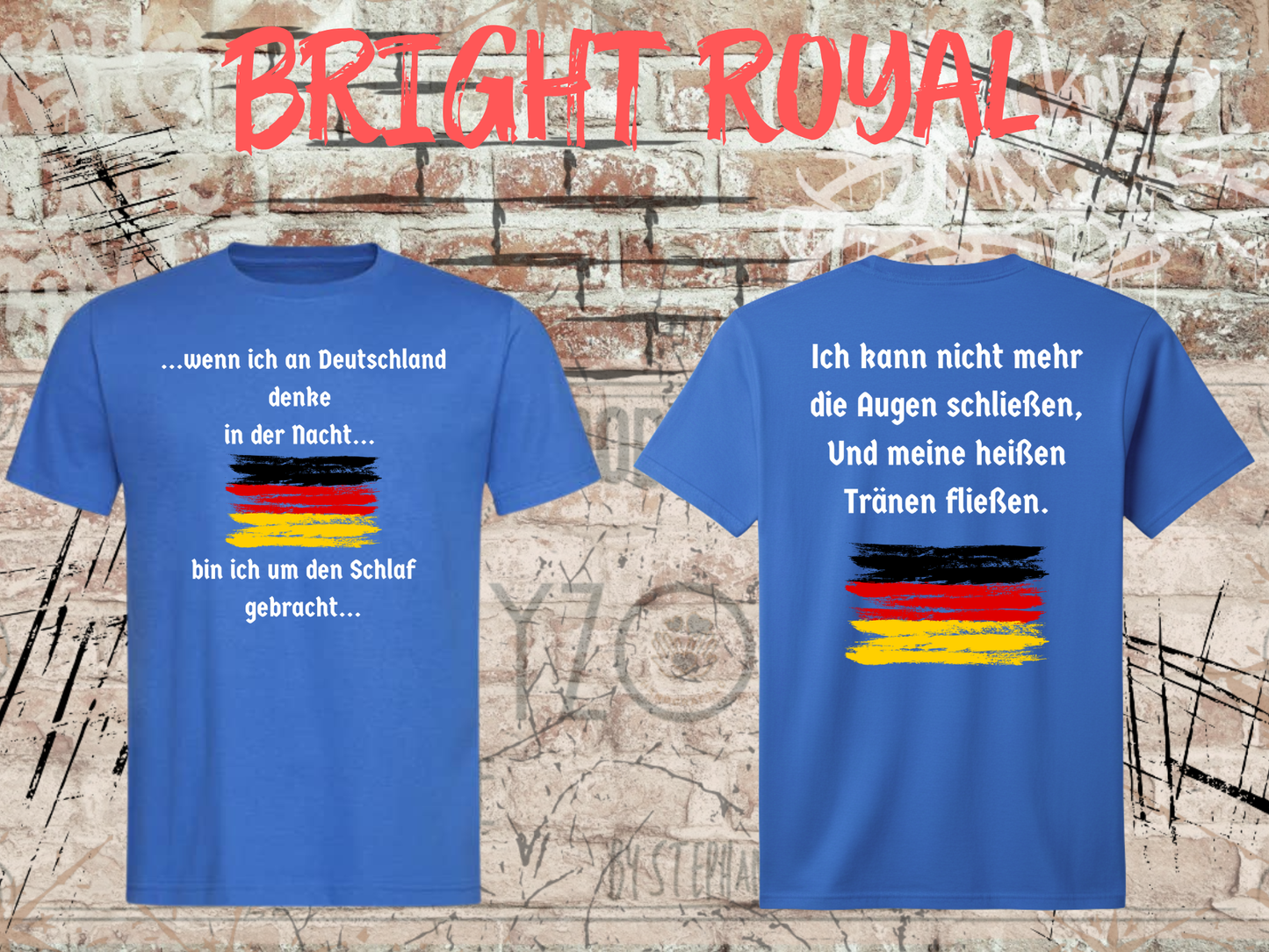 Heinrich Heine T-Shirt „Wenn ich an Deutschland denke“ – Literatur Shirt Unisex