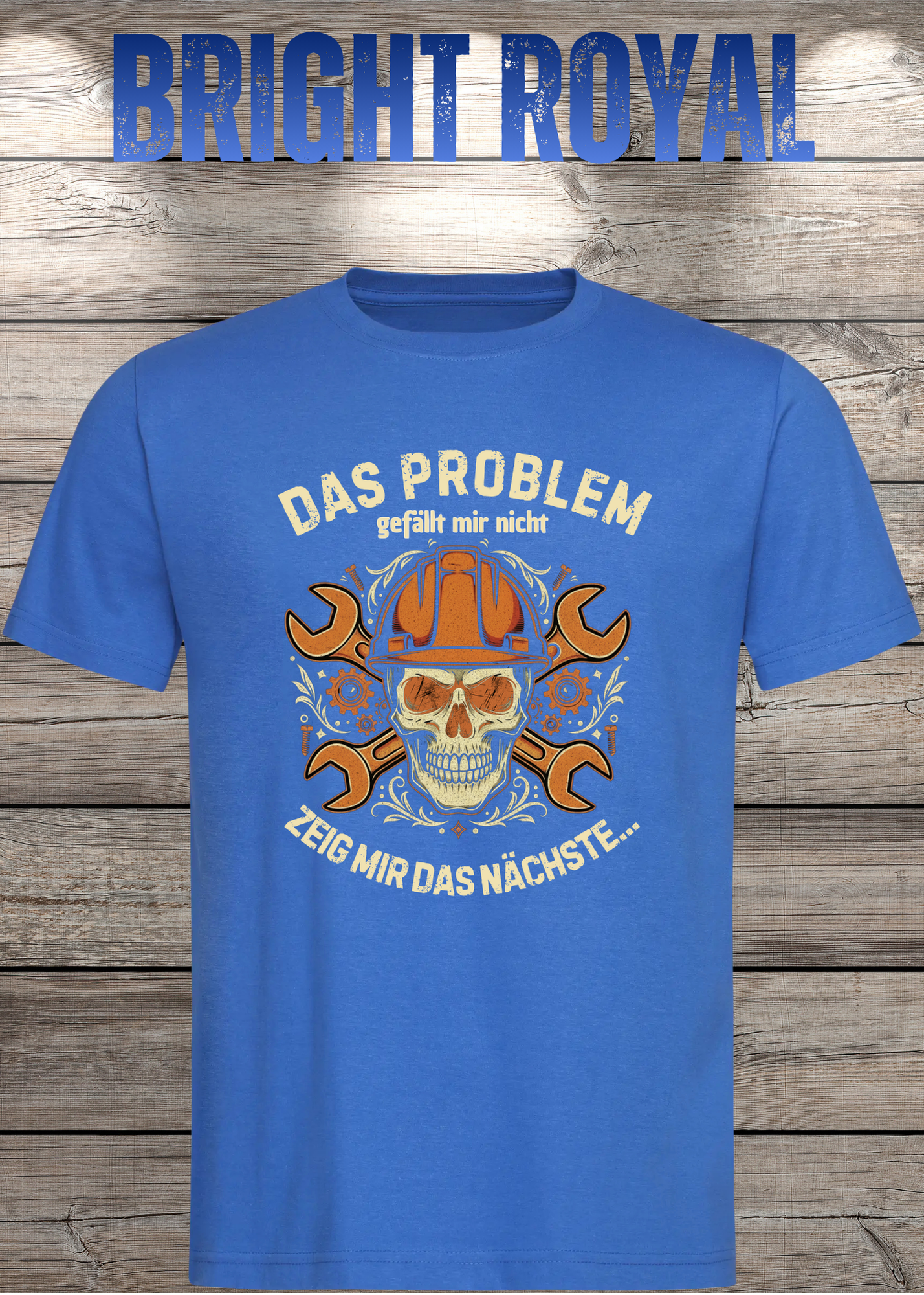 T-Shirt 'Das Problem gefällt mir nicht zeig mir das nächste' - Witziges Spruch-Shirt für Problemvermeider