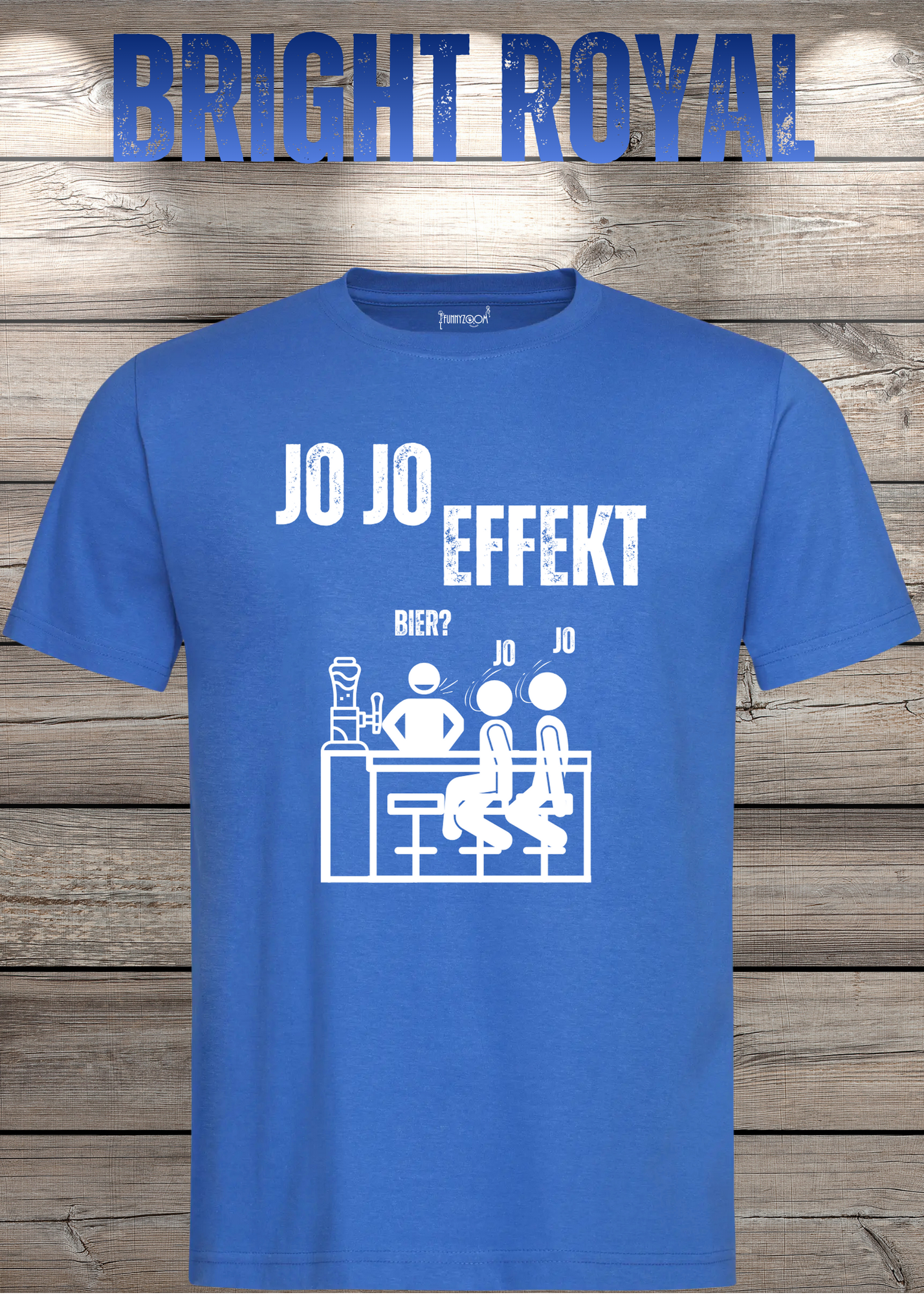 JO JO Effekt T-Shirt – Lustiges Biertrinker Shirt für Männer – Perfektes Geschenk