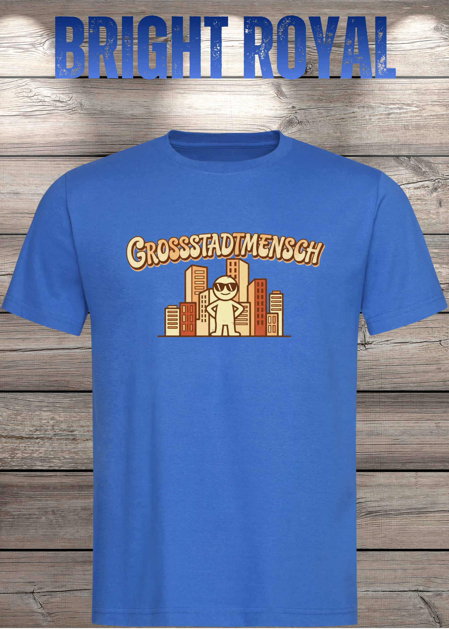 T-Shirt 'Großstadtmensch' - Witziges City-Shirt für Stadtliebhaber