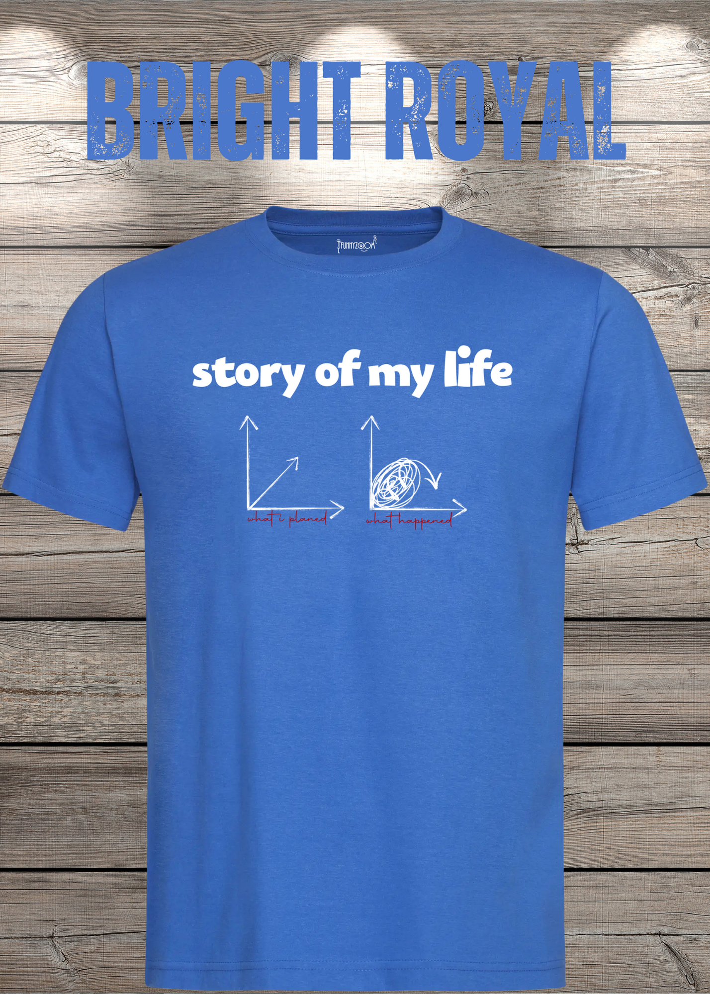 T-Shirt Story of my life Witziges T-Shirt mit Diagramm Geschenkidee Unisex