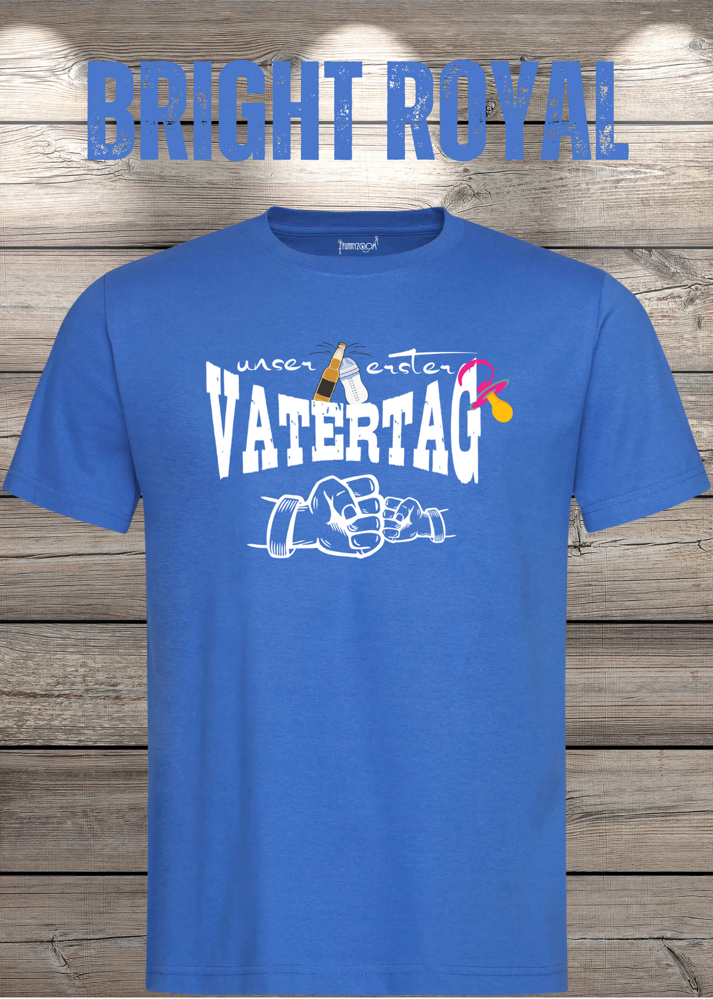 Herren T-Shirt für Papas mit Mädels Unser erster Vatertag Partnerschirt Vater Tochter T-Shirt Geschenkidee Witziges Papa T-Shirt
