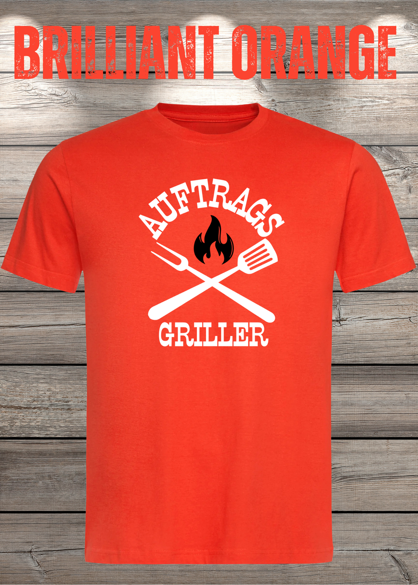 T-Shirt Auftrags-Griller Geschenkidee für Grillmeister Witziges T-Shirt mit Spruch Lustiges Unisex T-Shirt BBQ
