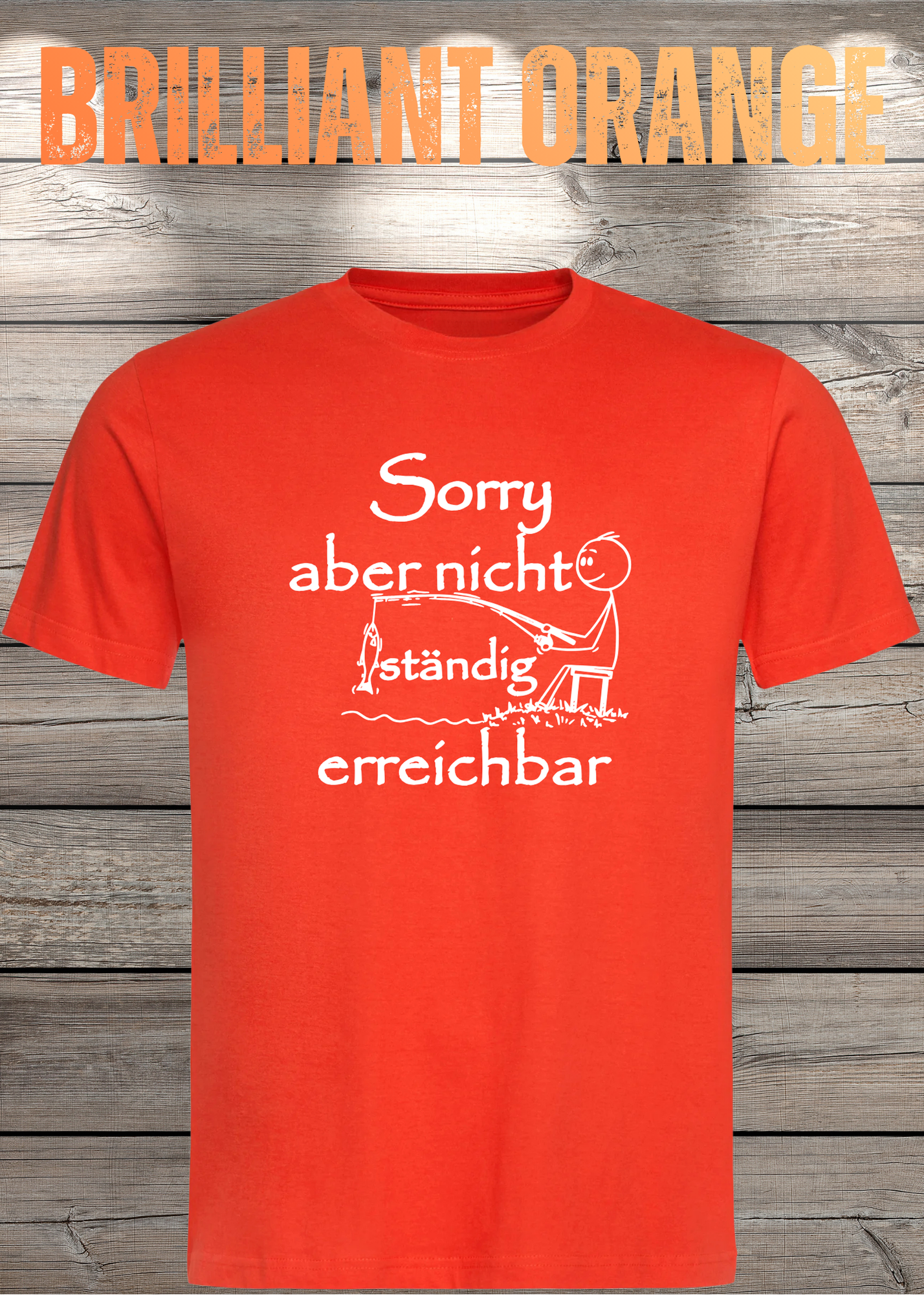 T-Shirt 'Sorry aber nicht ständig erreichbar' - Witziges Spruch-Shirt für Grenzensetzer
