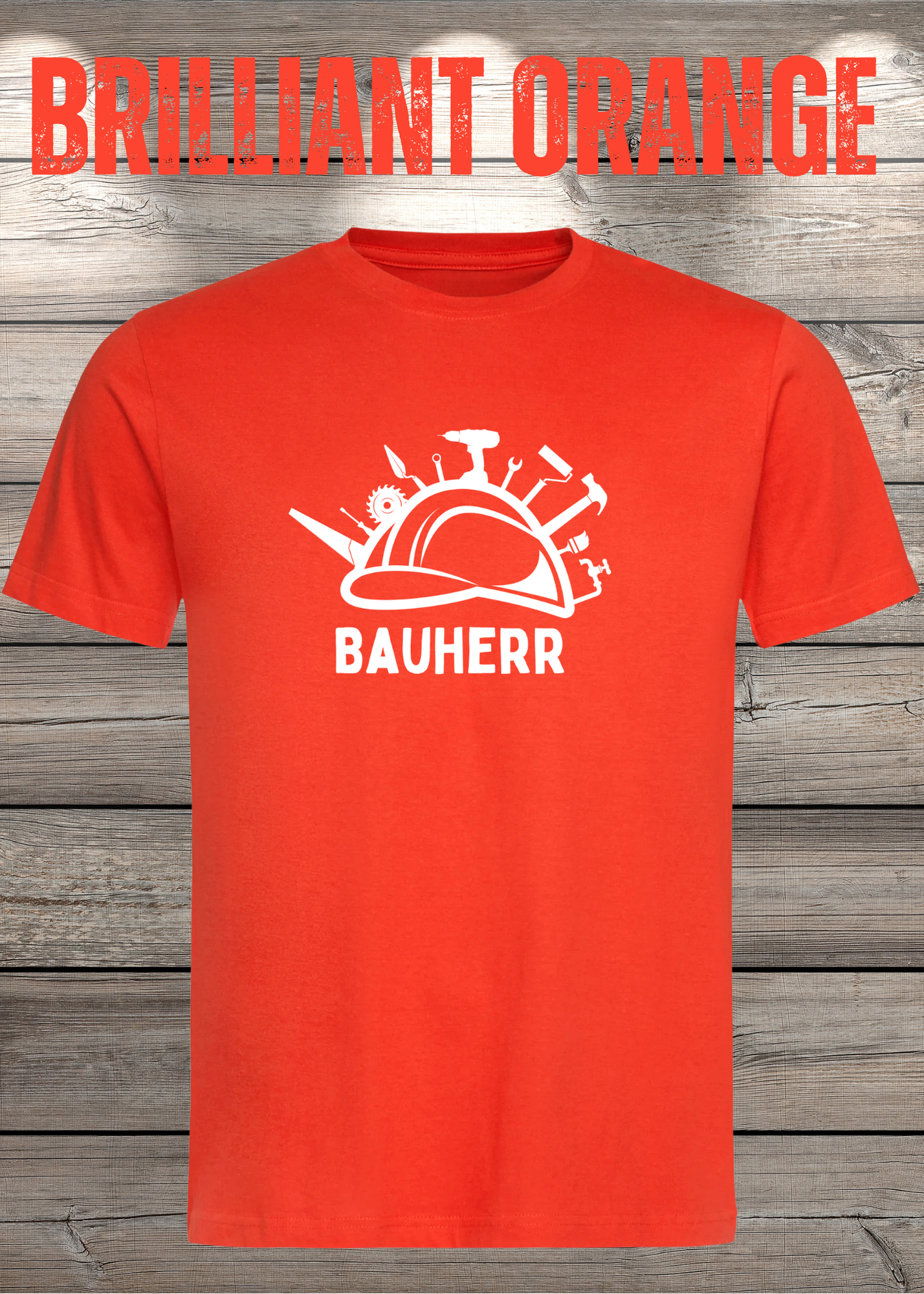 Herren T-Shirt Bauherr Geschenkidee für Hausbesitzer Witziges T-Shirt mit Spruch Lustiges Freizeit T-Shirt Haus bauen