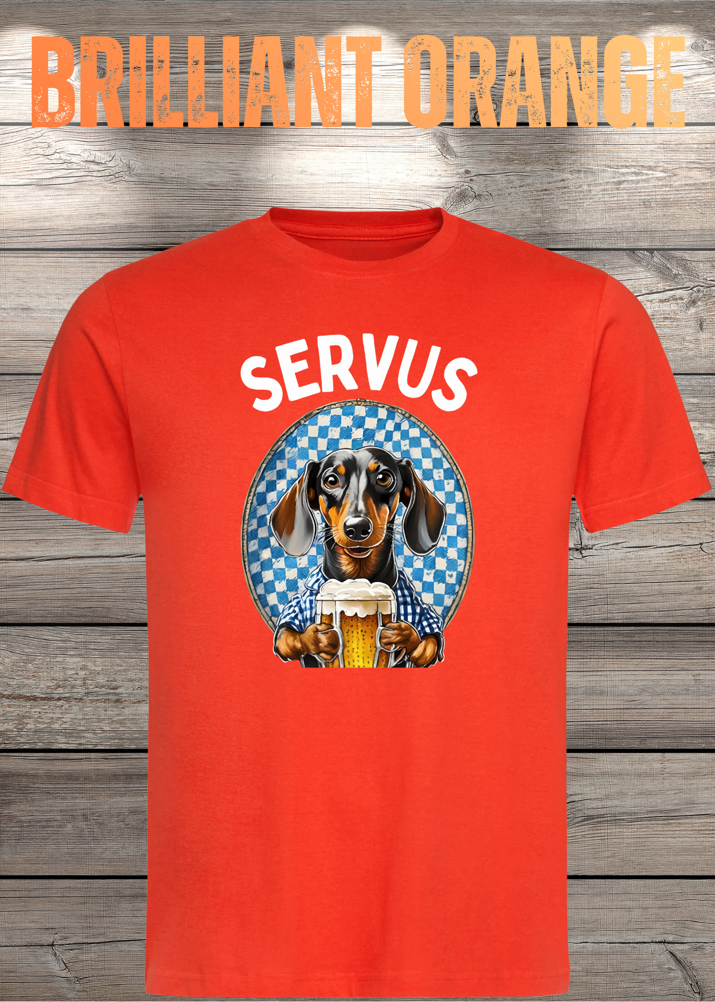 Servus Dackel Bayern Bier T-Shirt - Witzige Geschenkidee Unisex