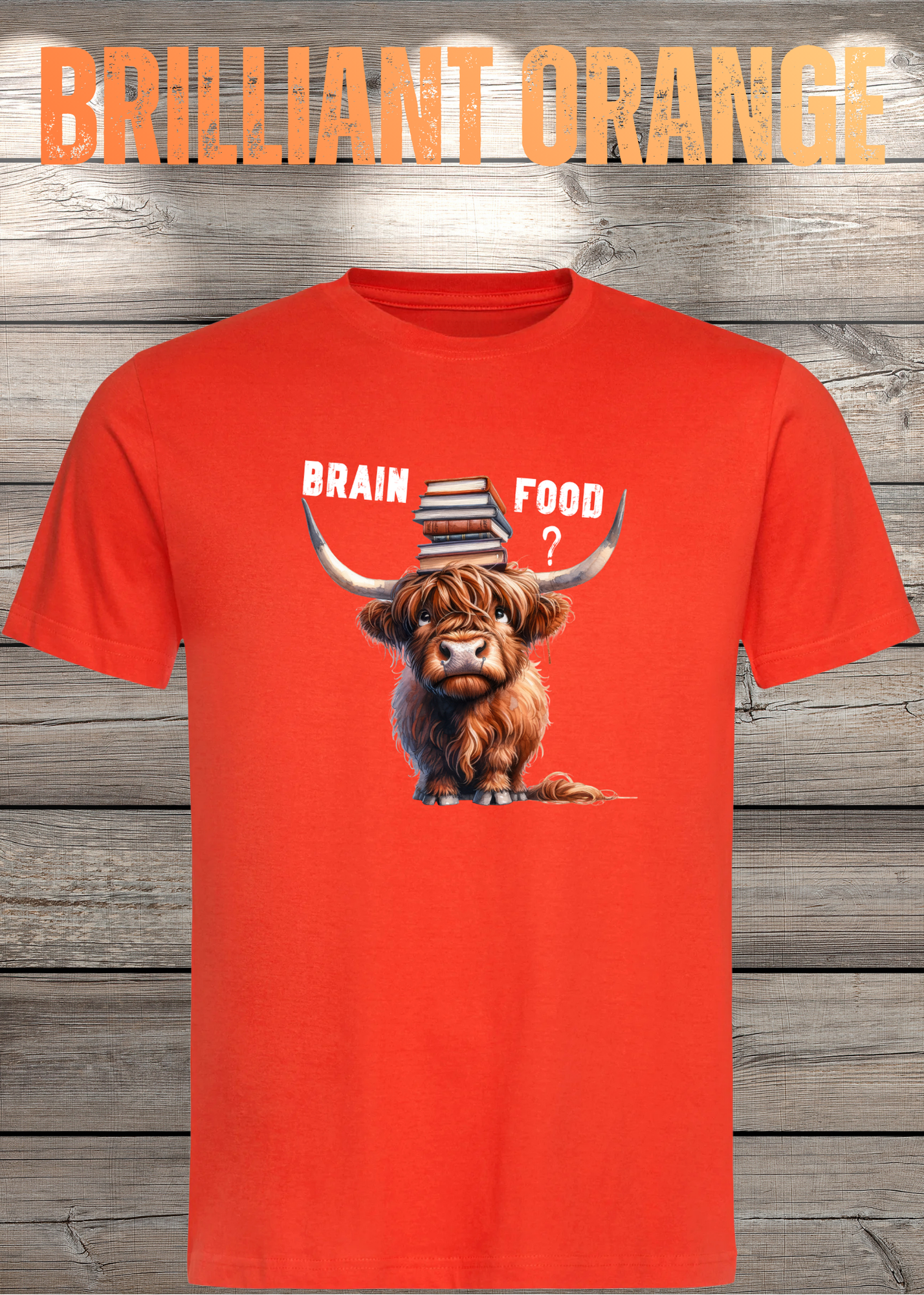 Highland Kuh Unisex T-Shirt Brain food?