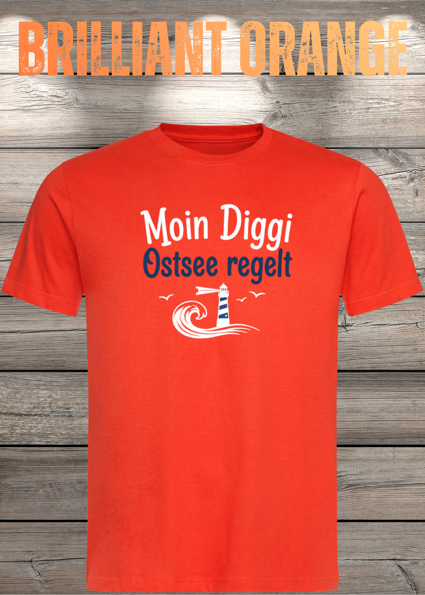 Unisex T-Shirt Moin Diggi Ostsee regelt