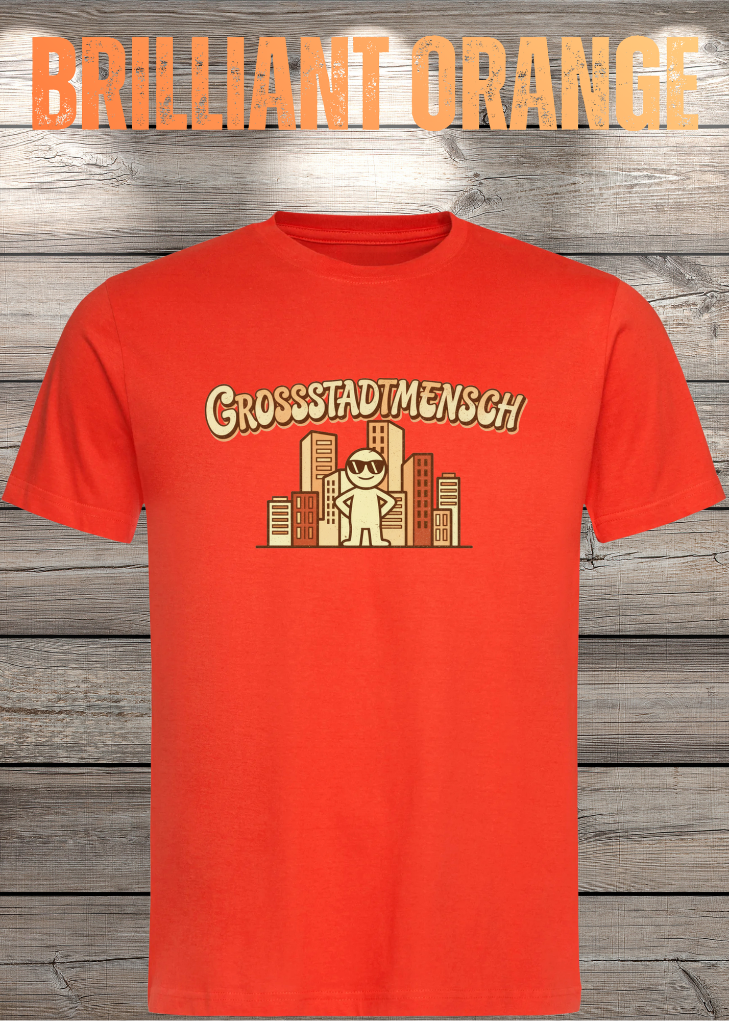 T-Shirt 'Großstadtmensch' - Witziges City-Shirt für Stadtliebhaber