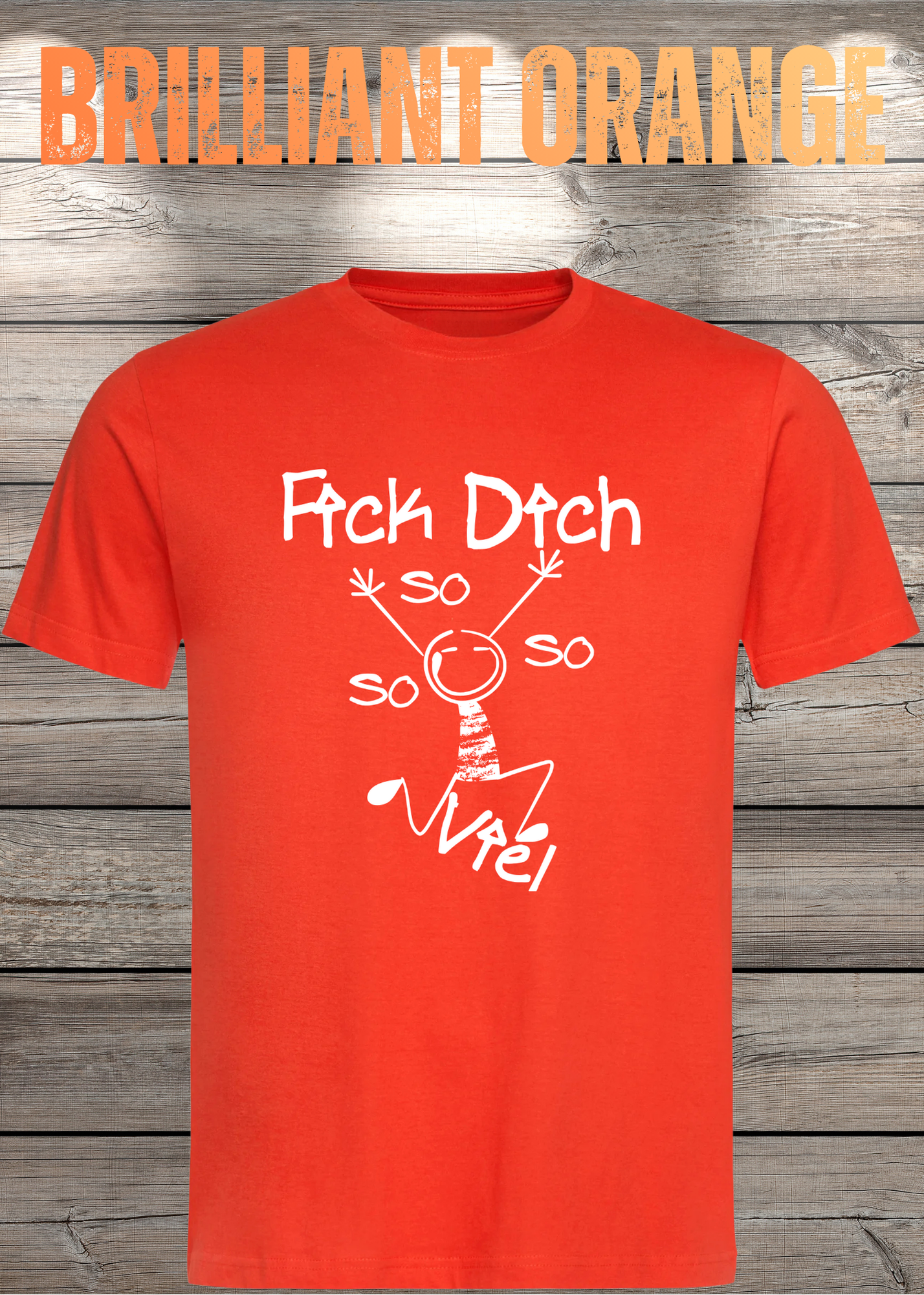 T-Shirt 'Fick Dich So So So So viel' - Lustiges Statement Geschenk Unisex