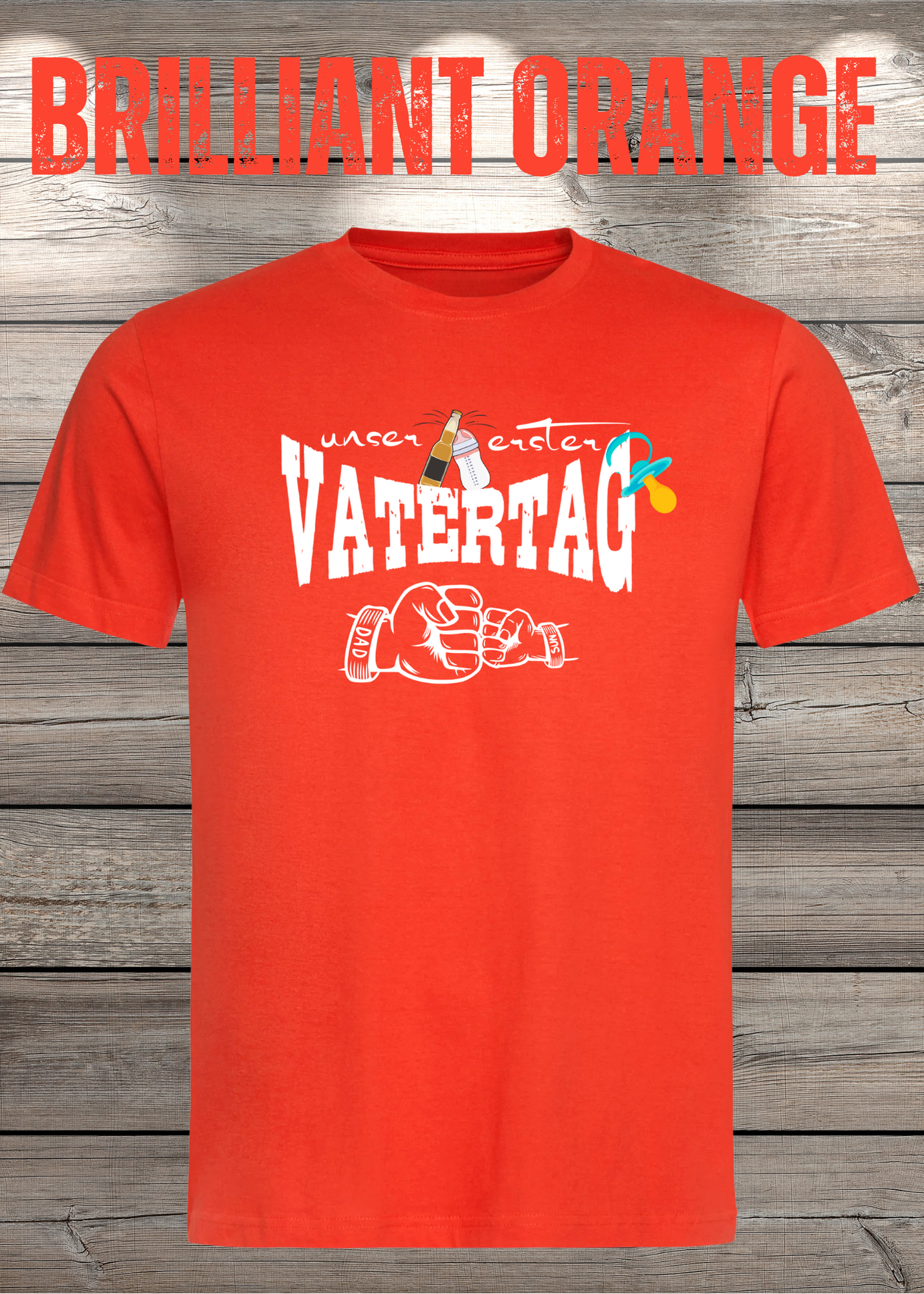 Herren T-Shirt für Papas mit Jungs Unser erster Vatertag Partnerschirt Vater Sohn T-Shirt Geschenkidee Witziges Papa T-Shirt