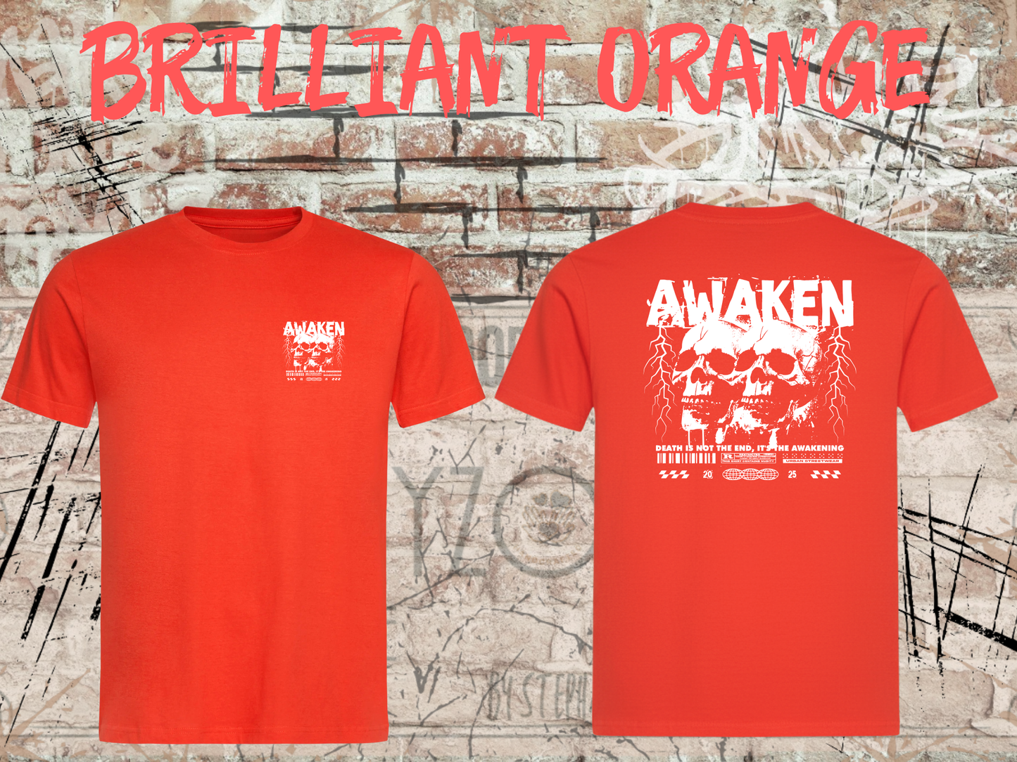 Awaken the Death - Gothic Skull T-Shirt mit Totenkopf