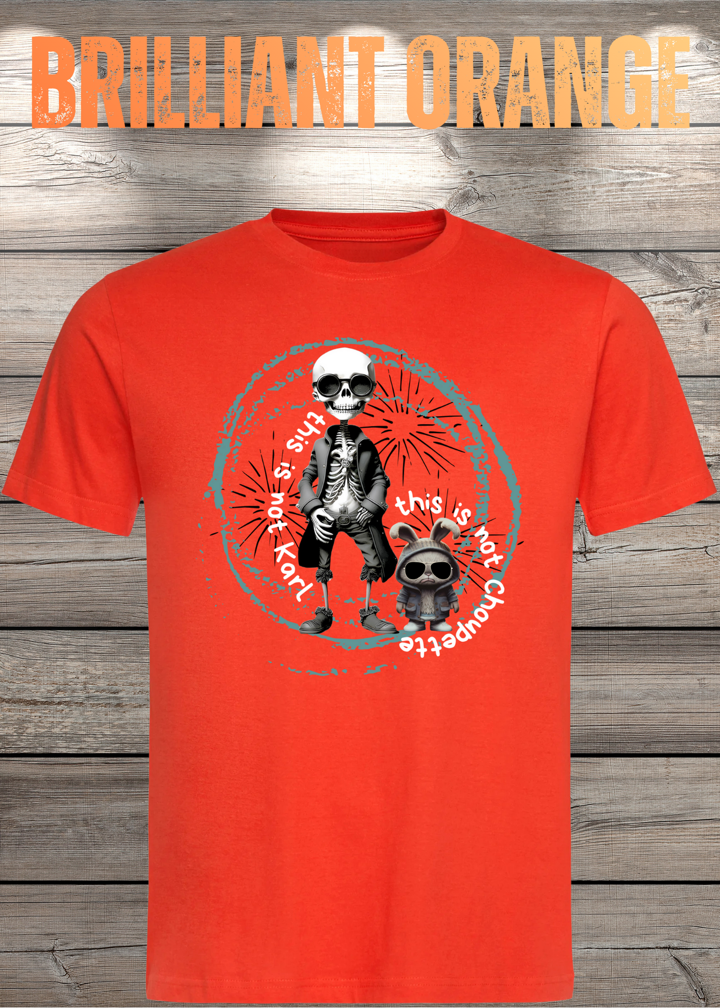 T-Shirt 'This is not Karl this is not Choupette' - Fashion Humor Geschenk Unisex